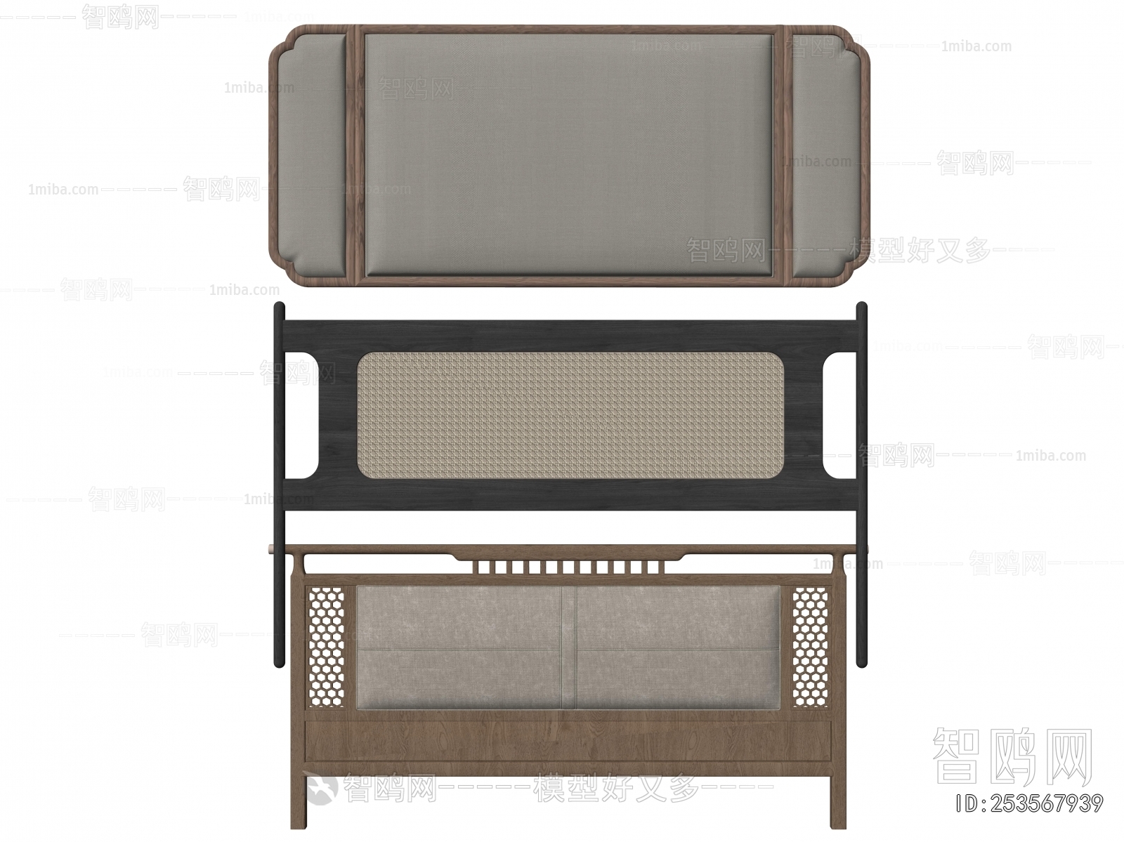 New Chinese Style Bedhead Back Rest