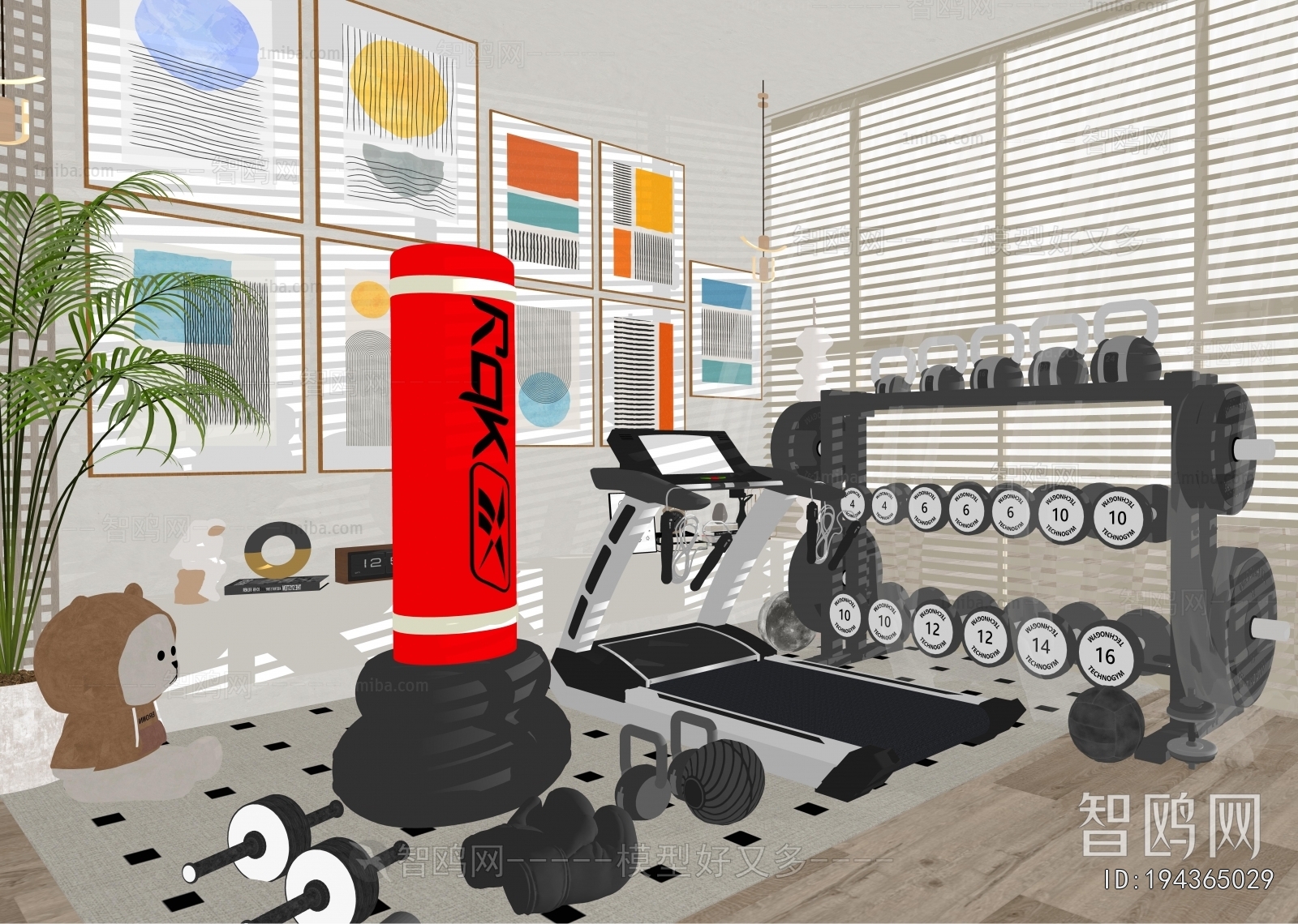 Modern Fitness Equipment