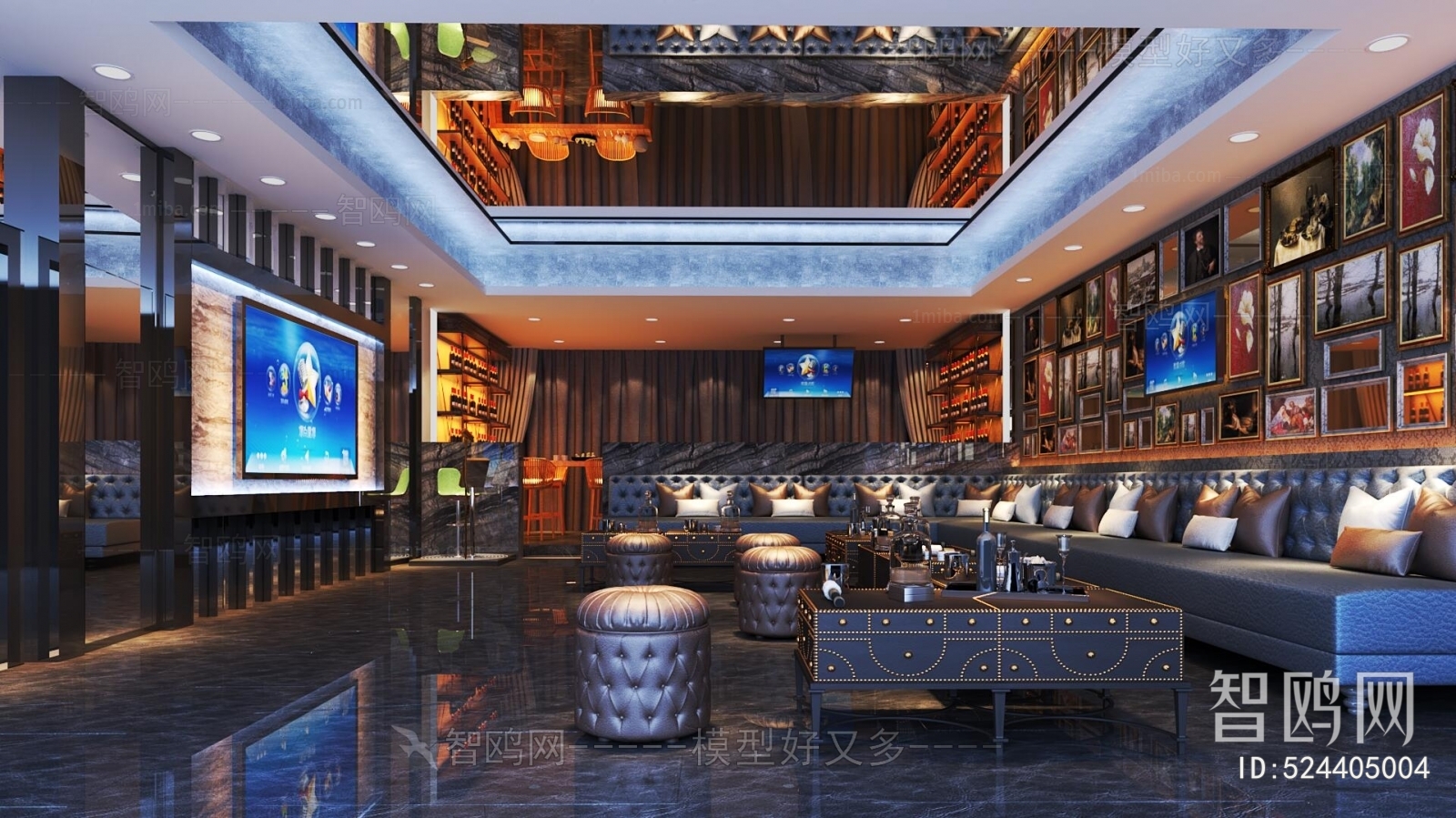 Simple European Style KTV Box