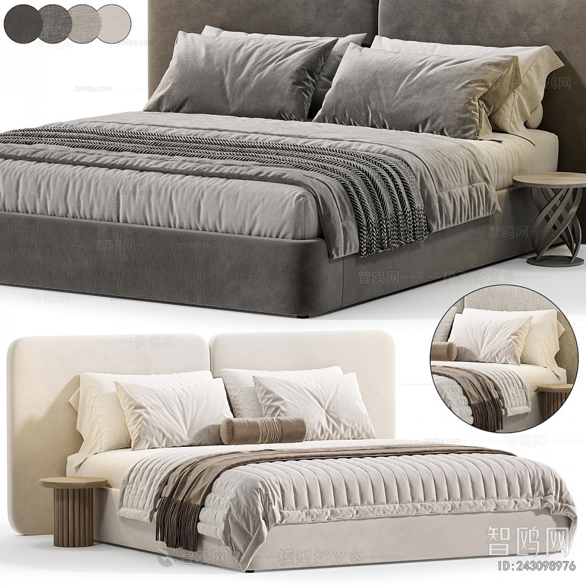 Modern Double Bed