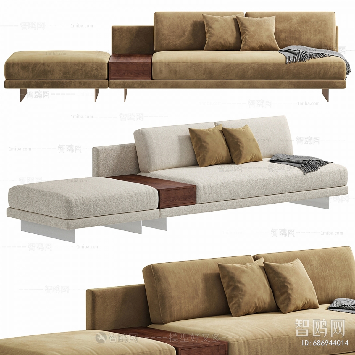 Modern Multi Person Sofa