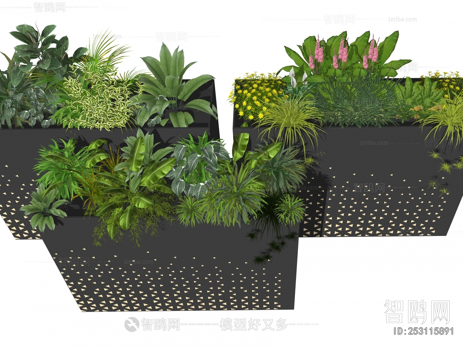 Modern Flower Bed, Flower Bowl, Flower Box