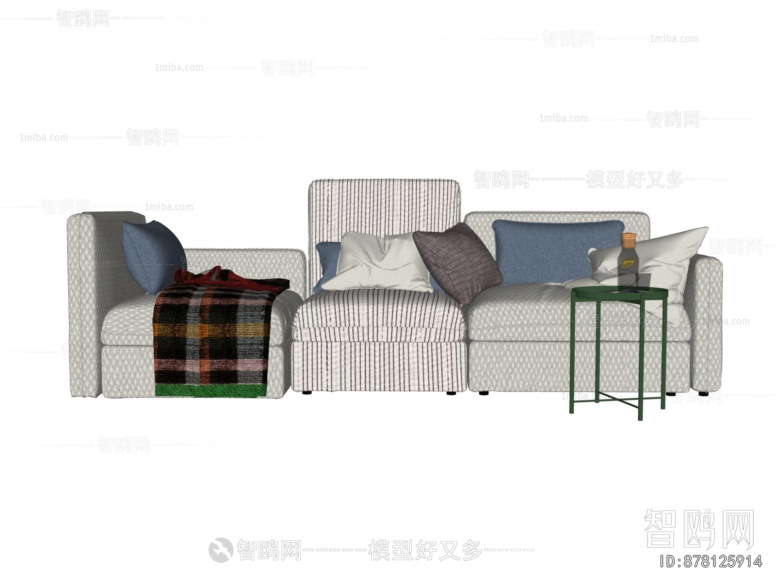 Modern Three-seat Sofa