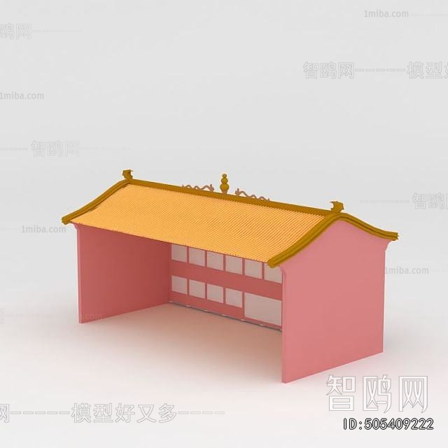 New Chinese Style Appearance Of Commercial Building