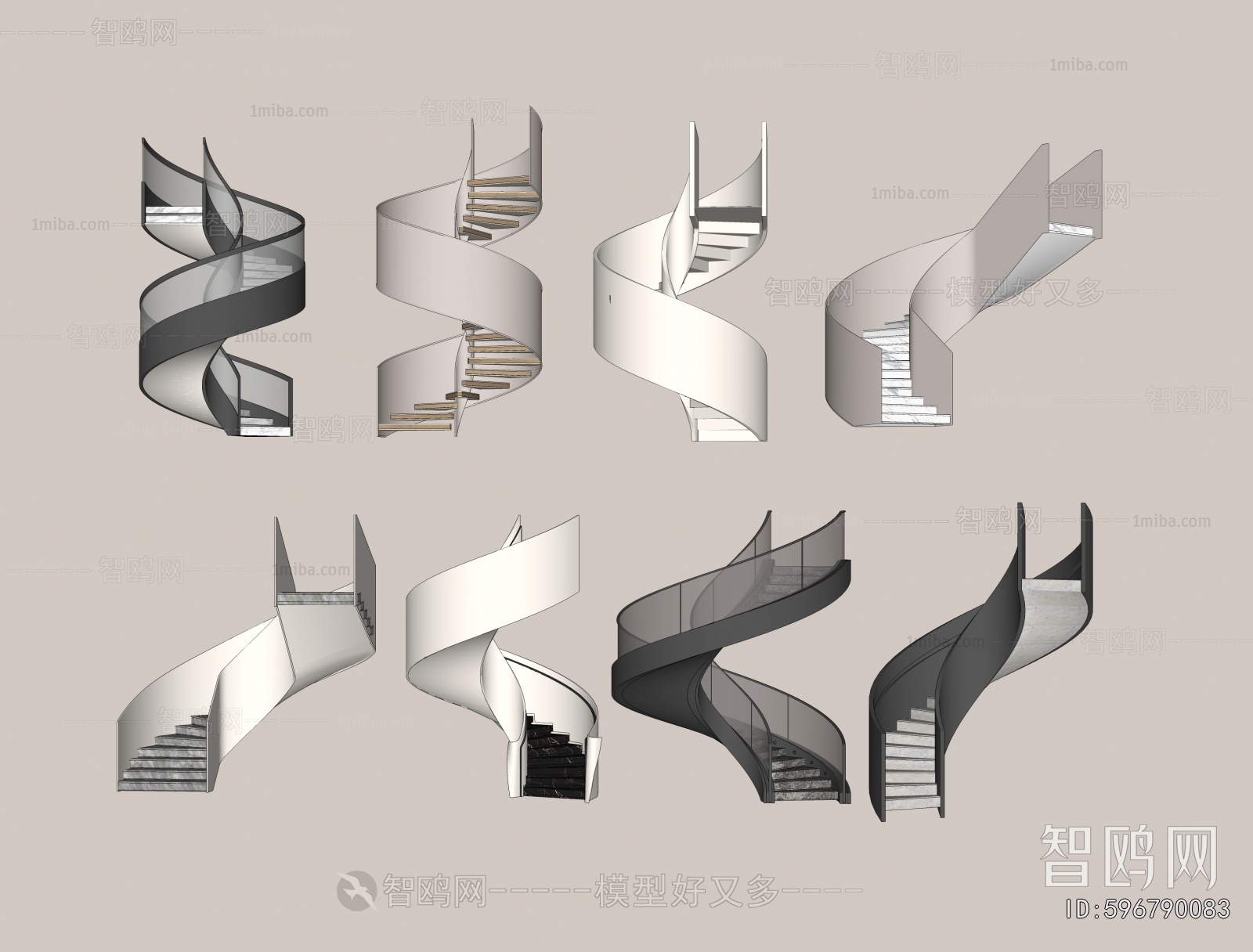 Modern Rotating Staircase