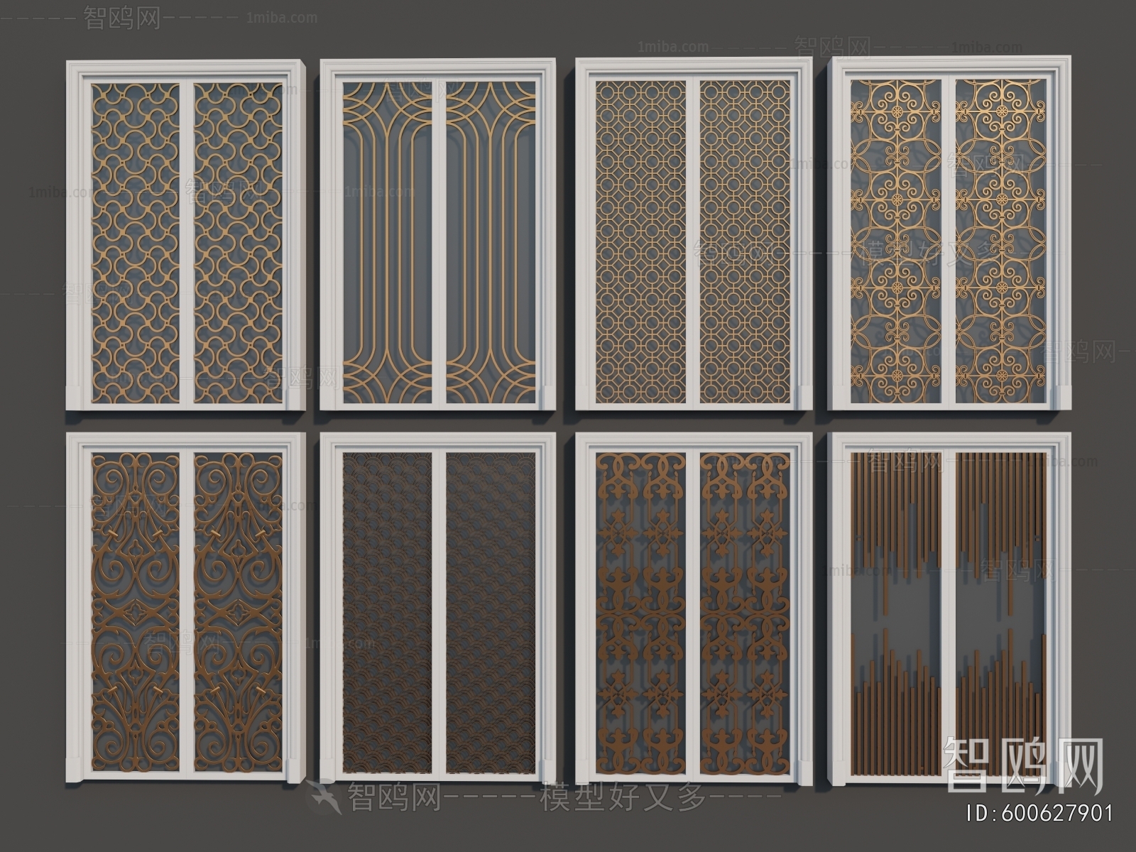 New Chinese Style Sliding Door