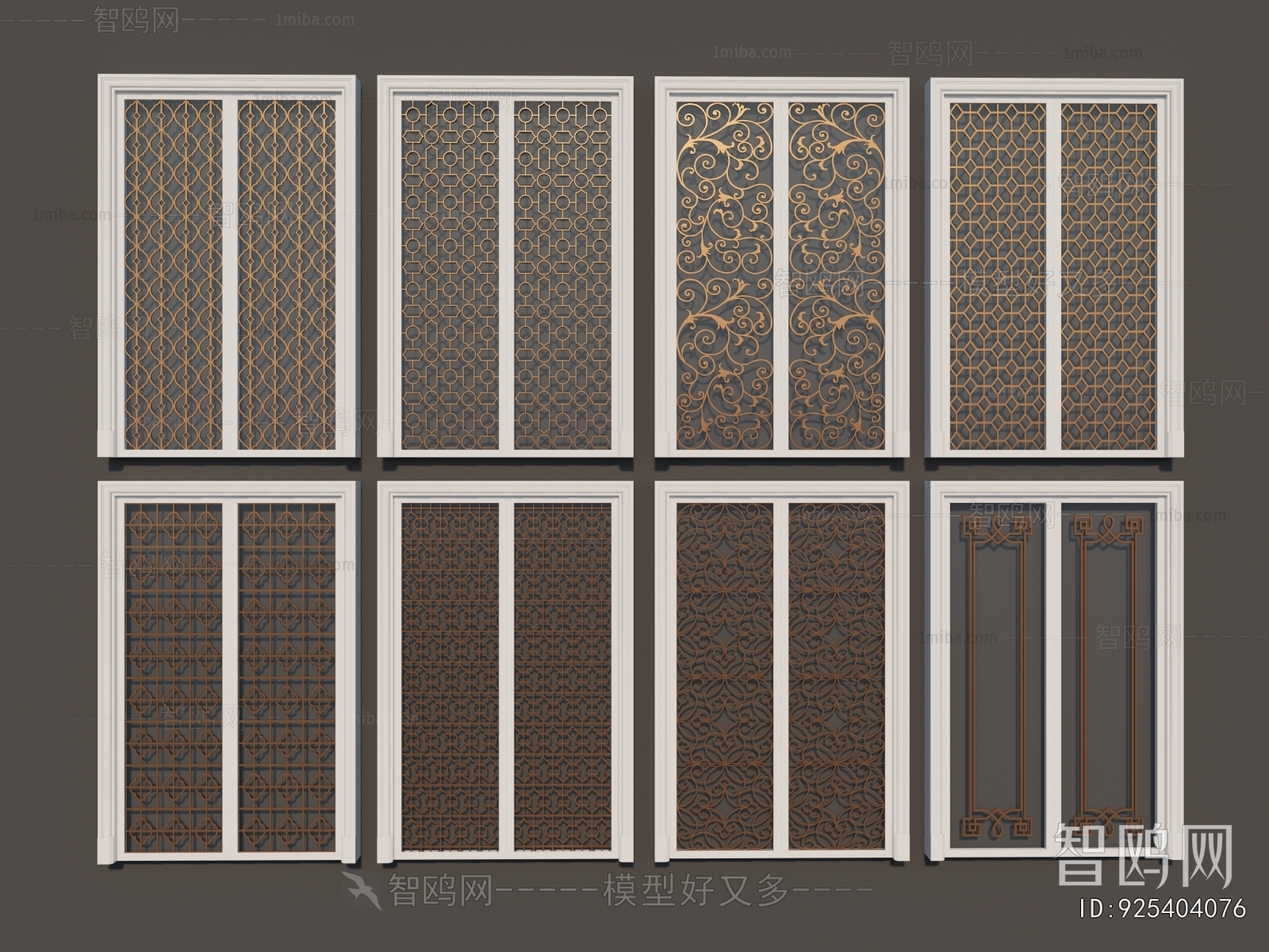 New Chinese Style Sliding Door