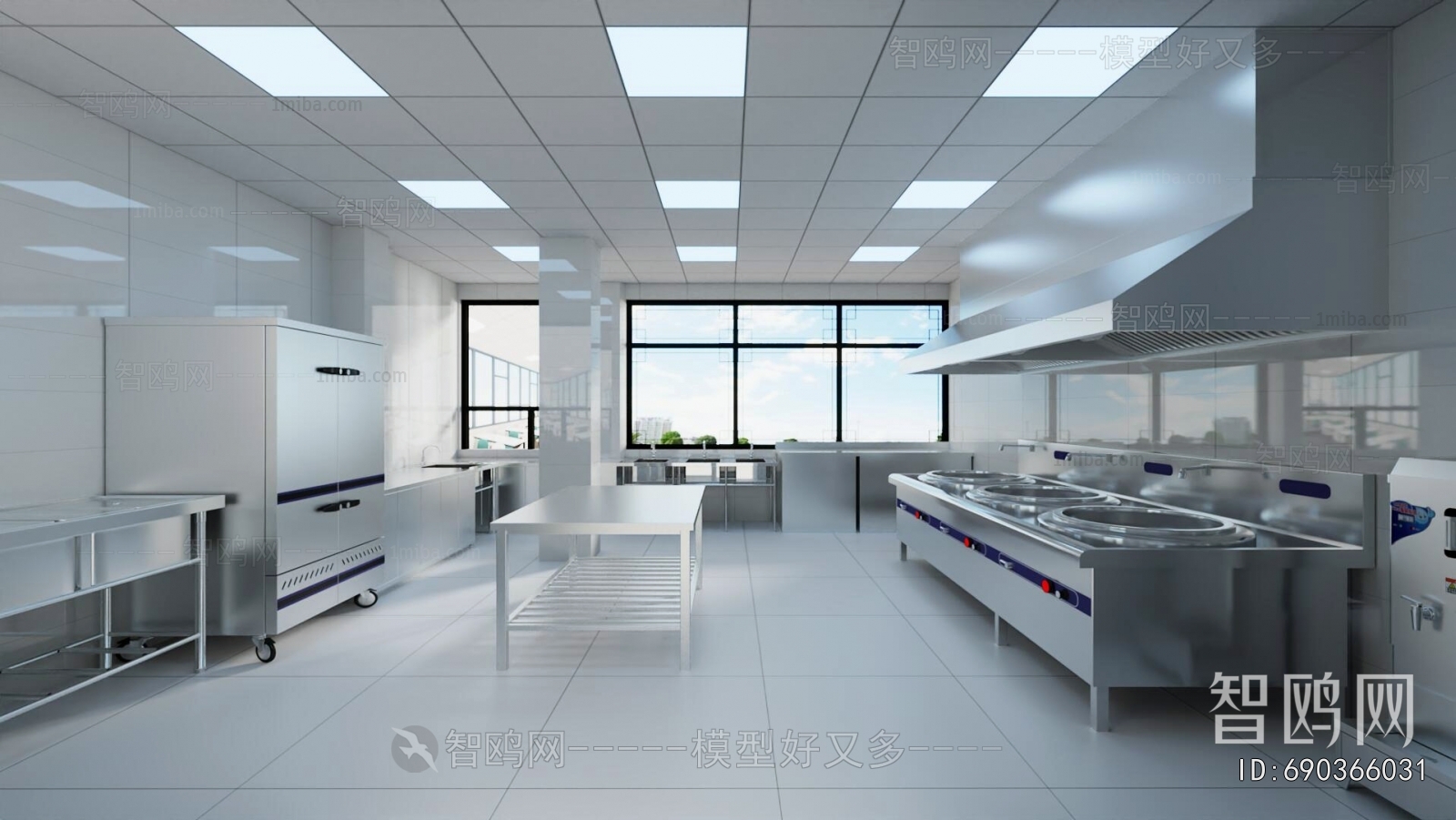 Modern Central Kitchen