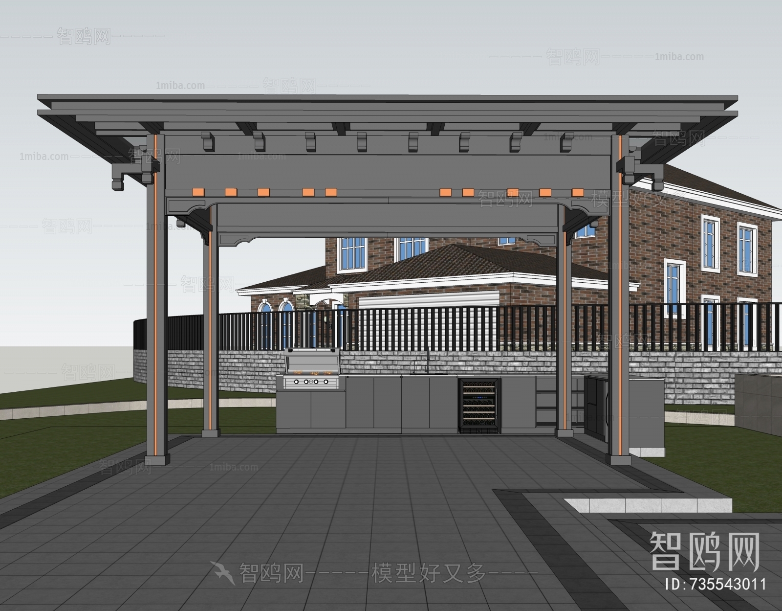 New Chinese Style Gallery Frame