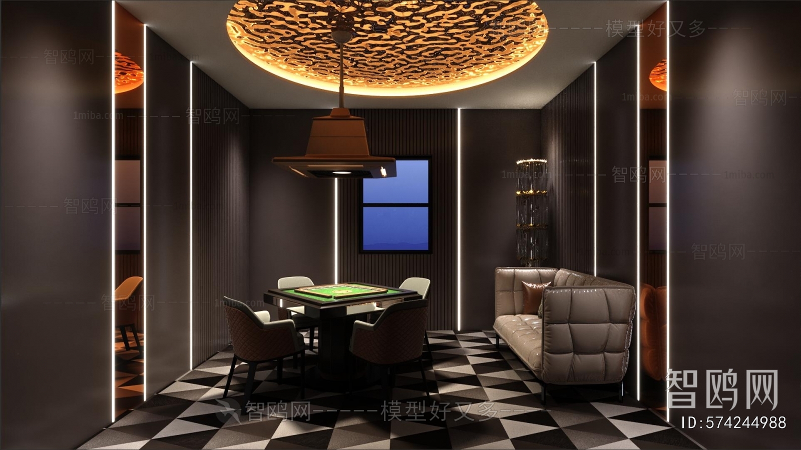 Modern Chess And Card Room