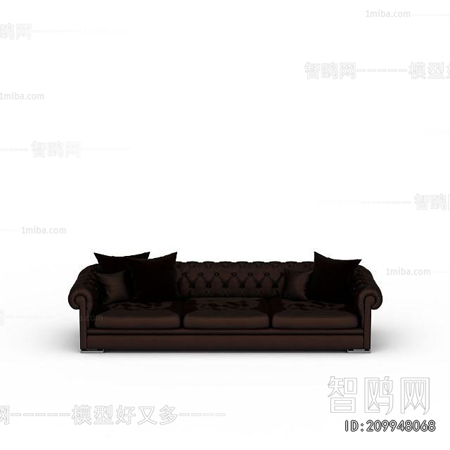European Style Three-seat Sofa