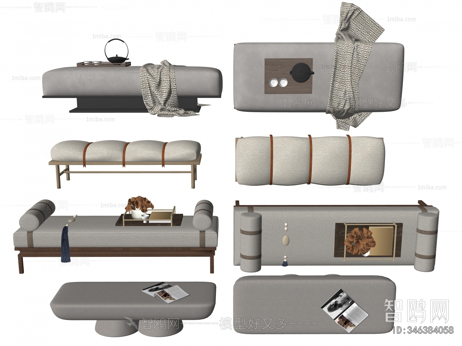 New Chinese Style Bench