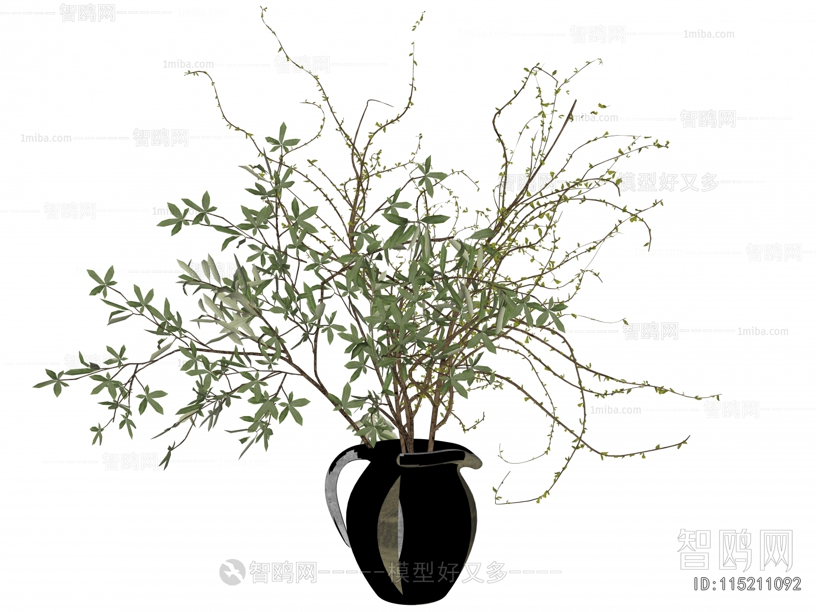 Modern Aquatic Green Plant