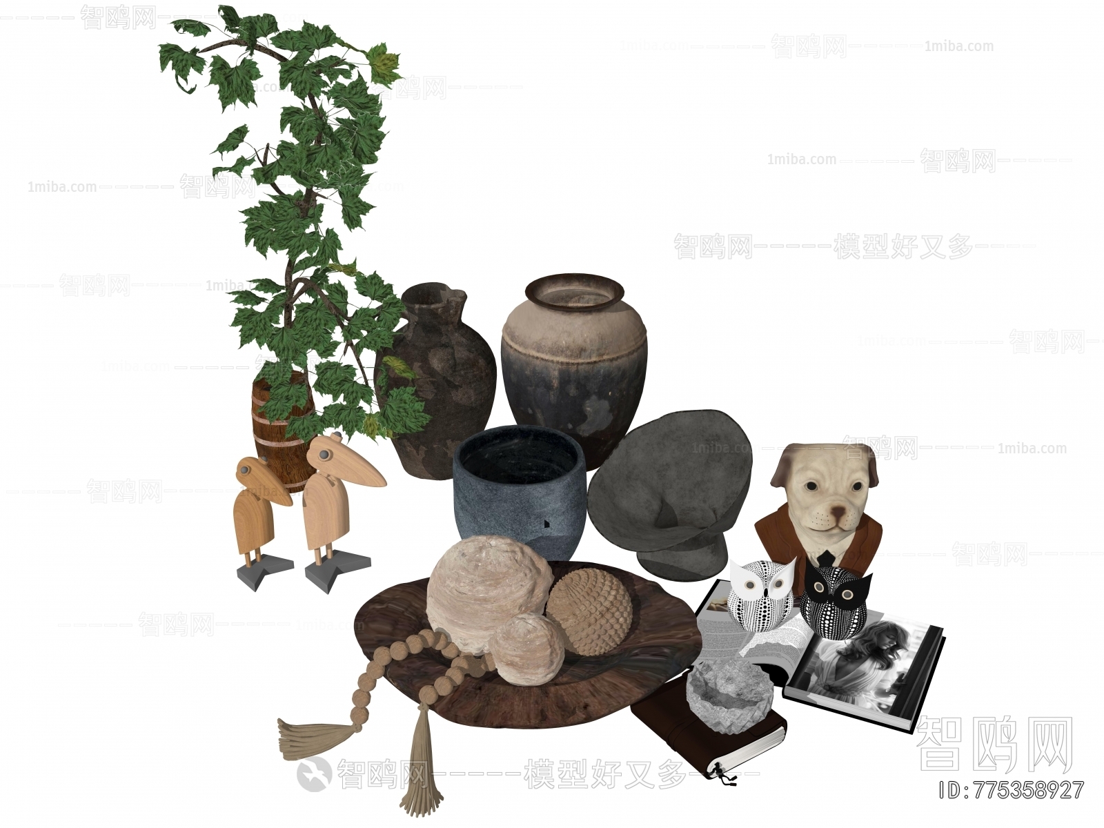 Wabi-sabi Style Decorative Set