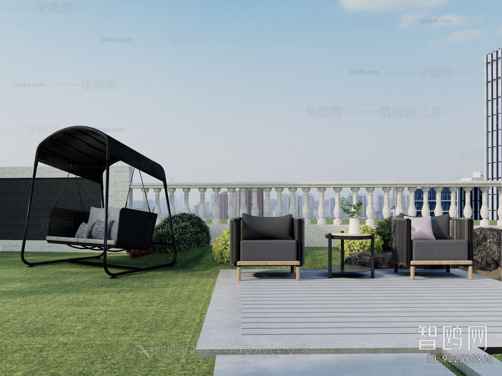 Modern Courtyard/landscape