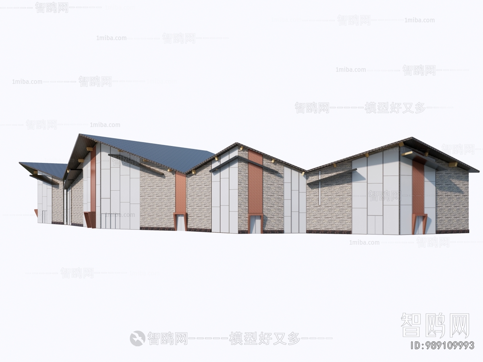 New Chinese Style Architecture Of Artistic Style