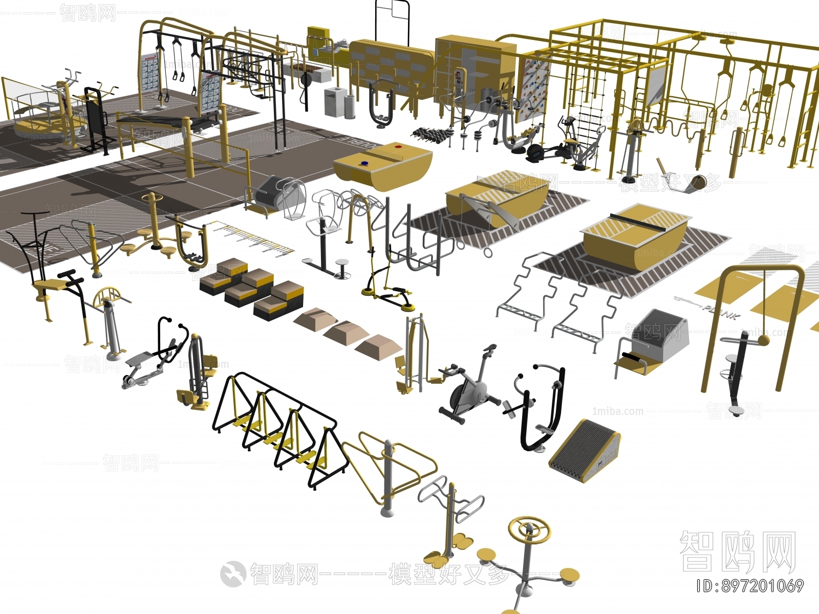 Modern Fitness Equipment