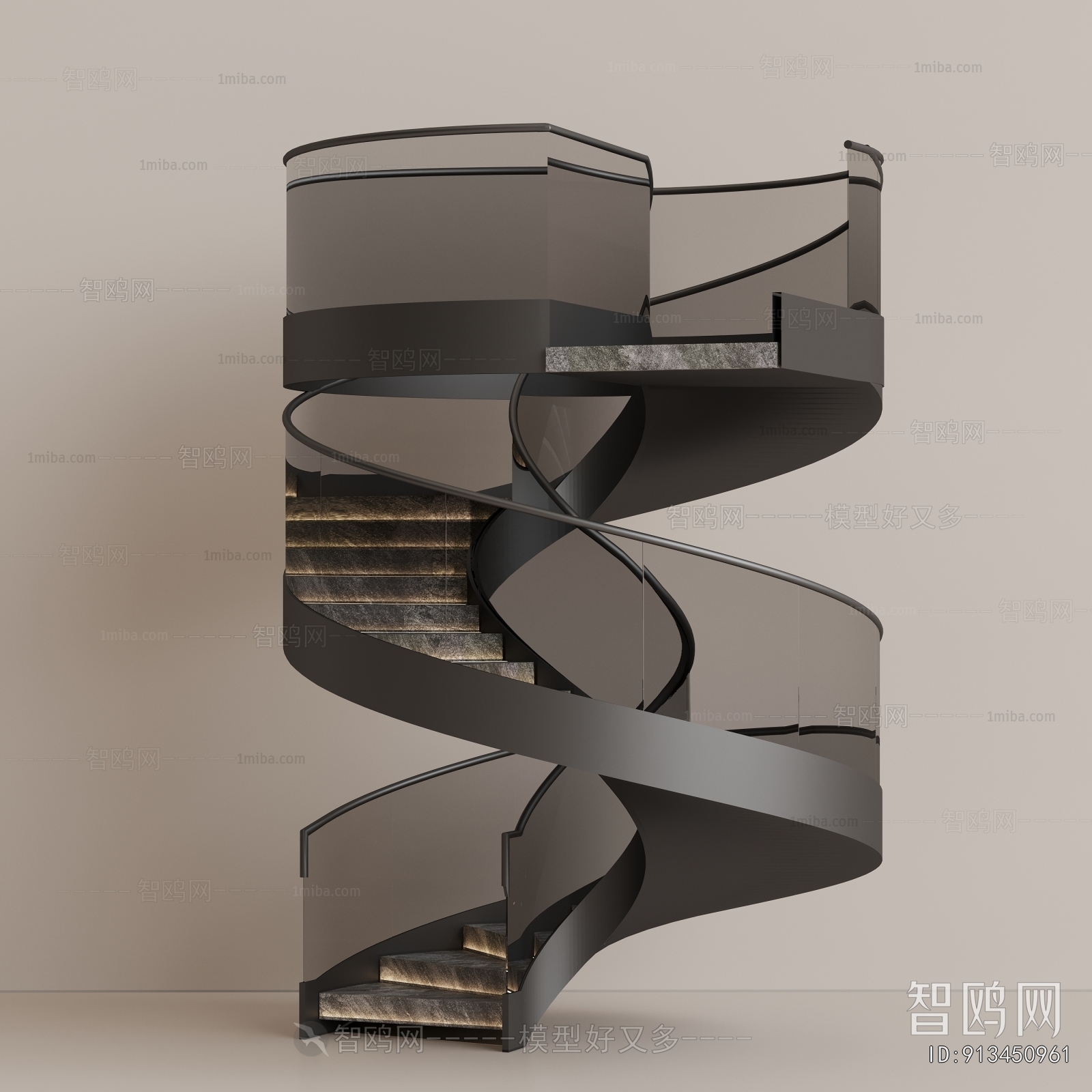 Modern Rotating Staircase