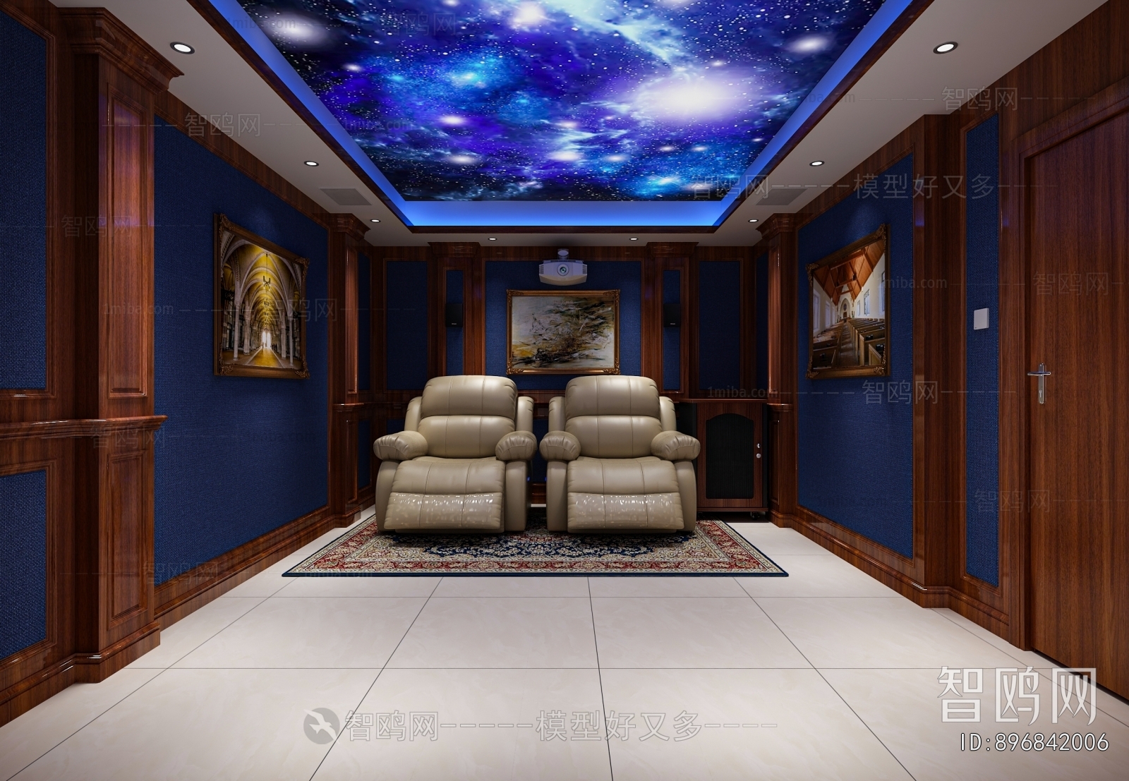 American Style Audiovisual Room