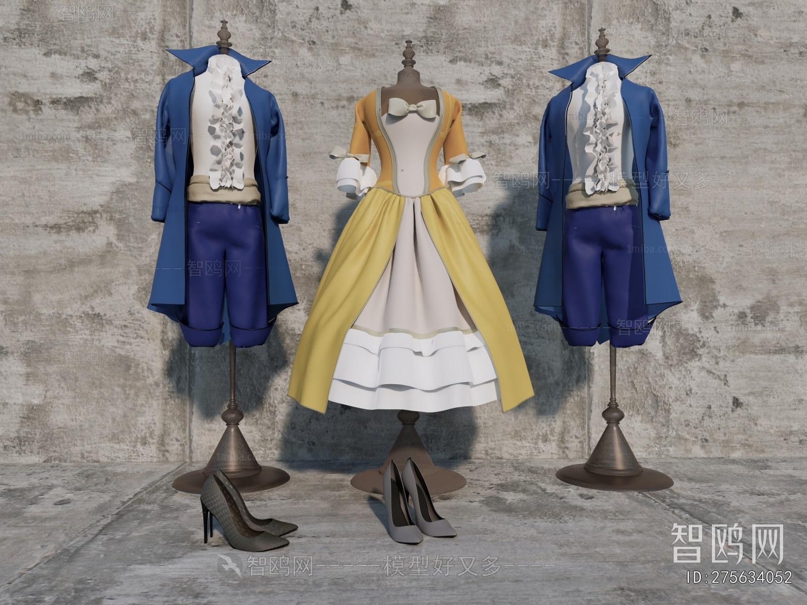 European Style Fashion Model