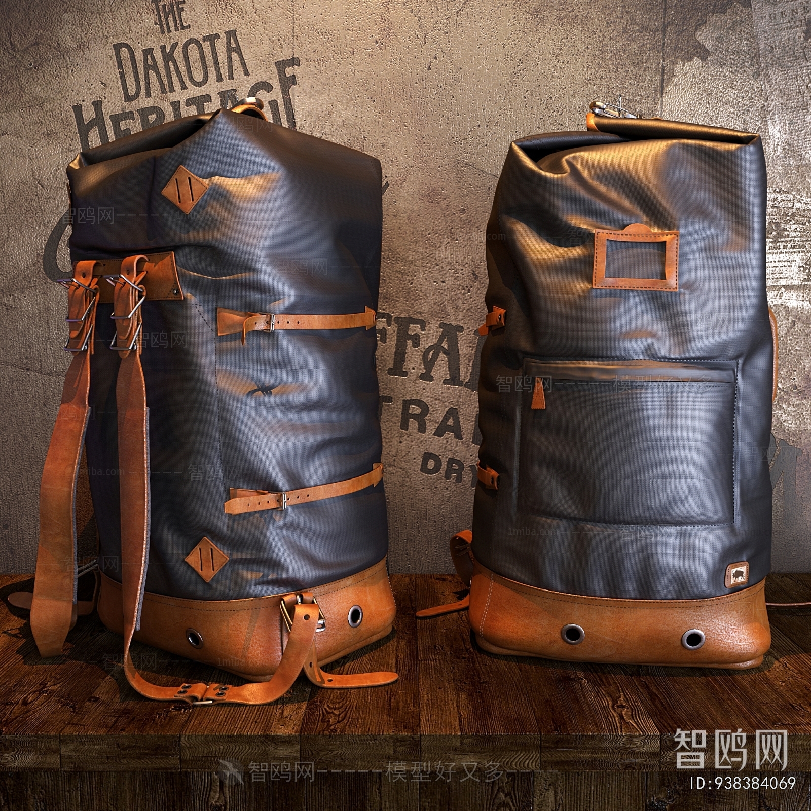 Modern Backpack And Backpack
