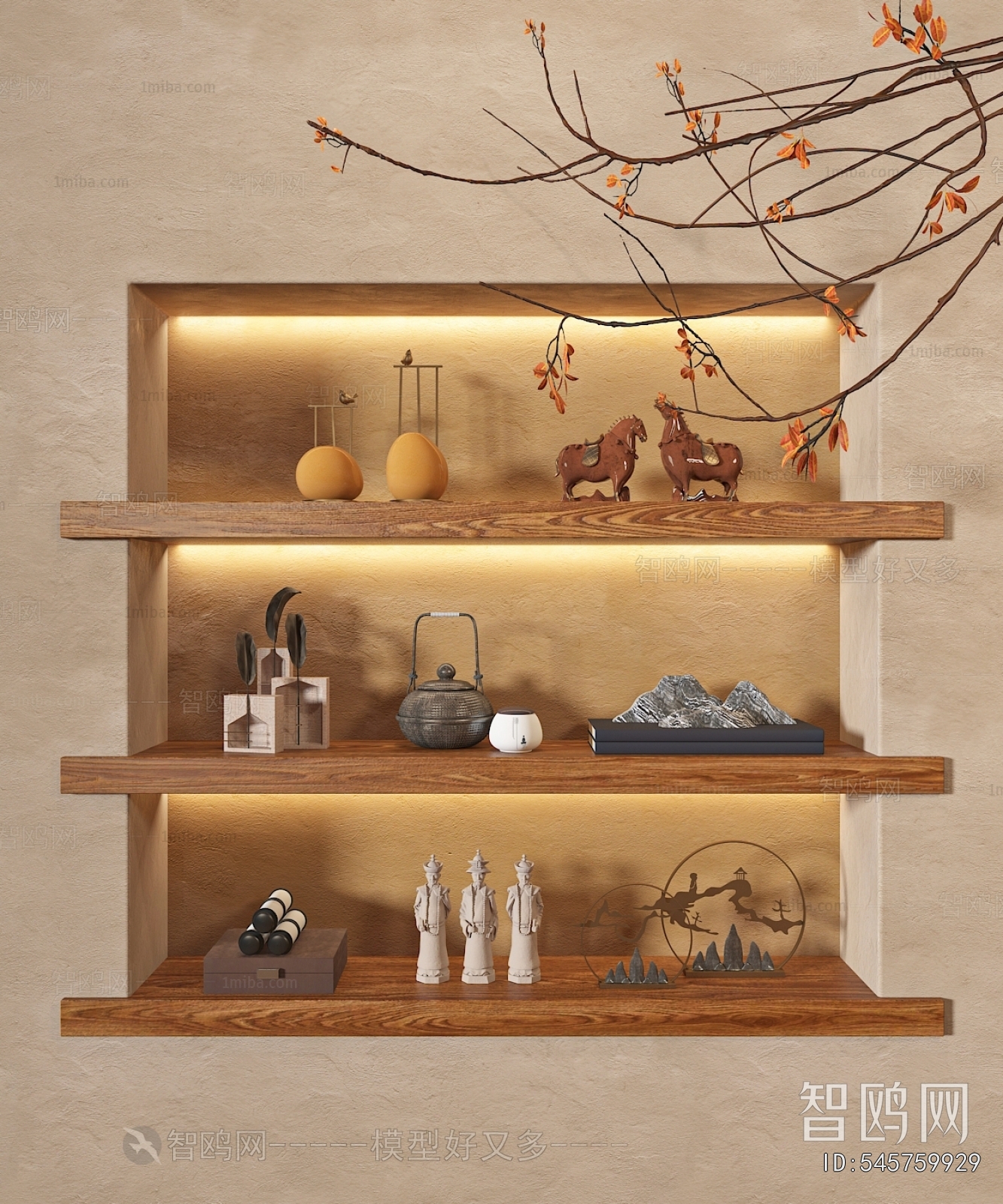 New Chinese Style Decorative Set