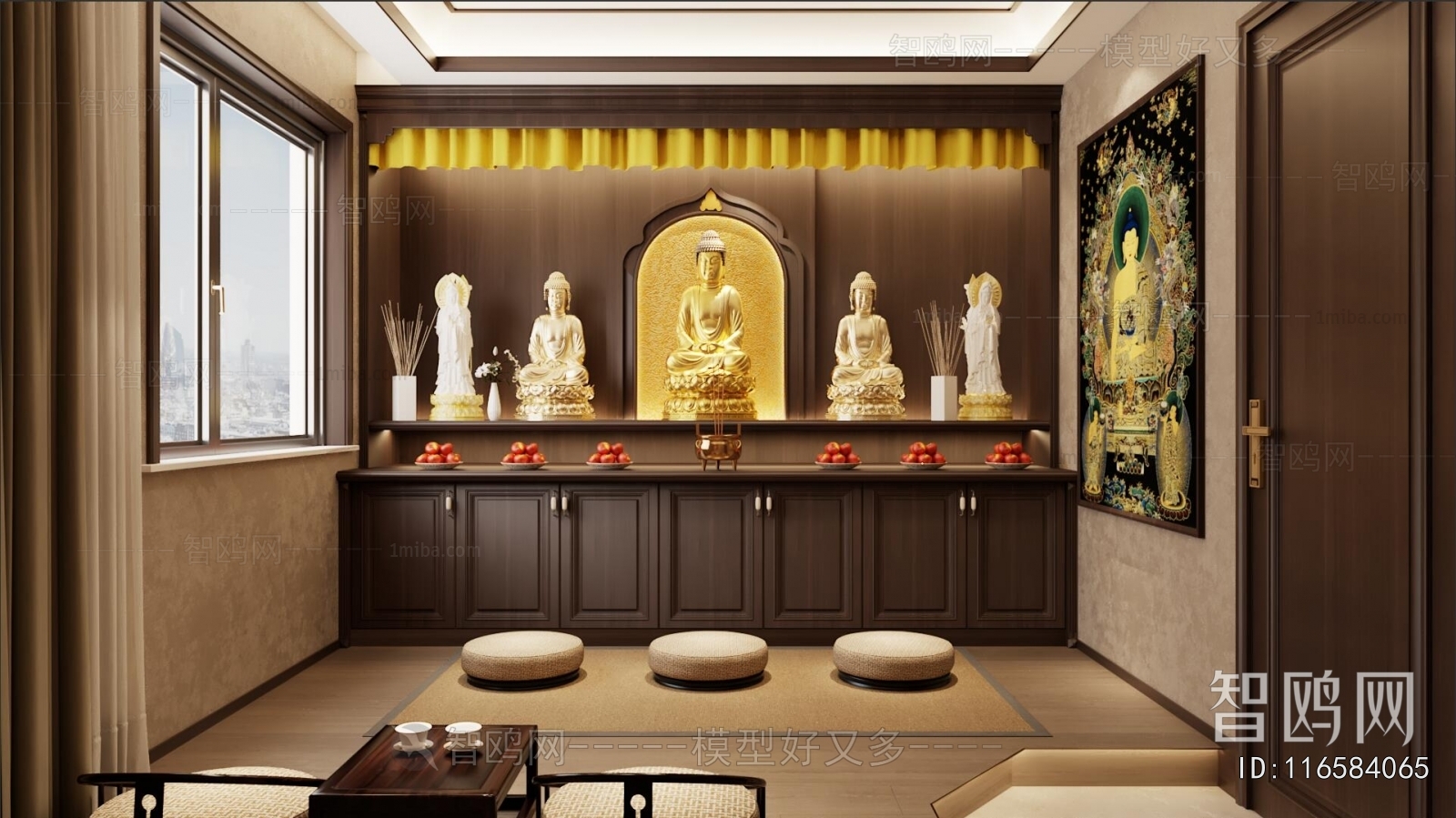 New Chinese Style Temple