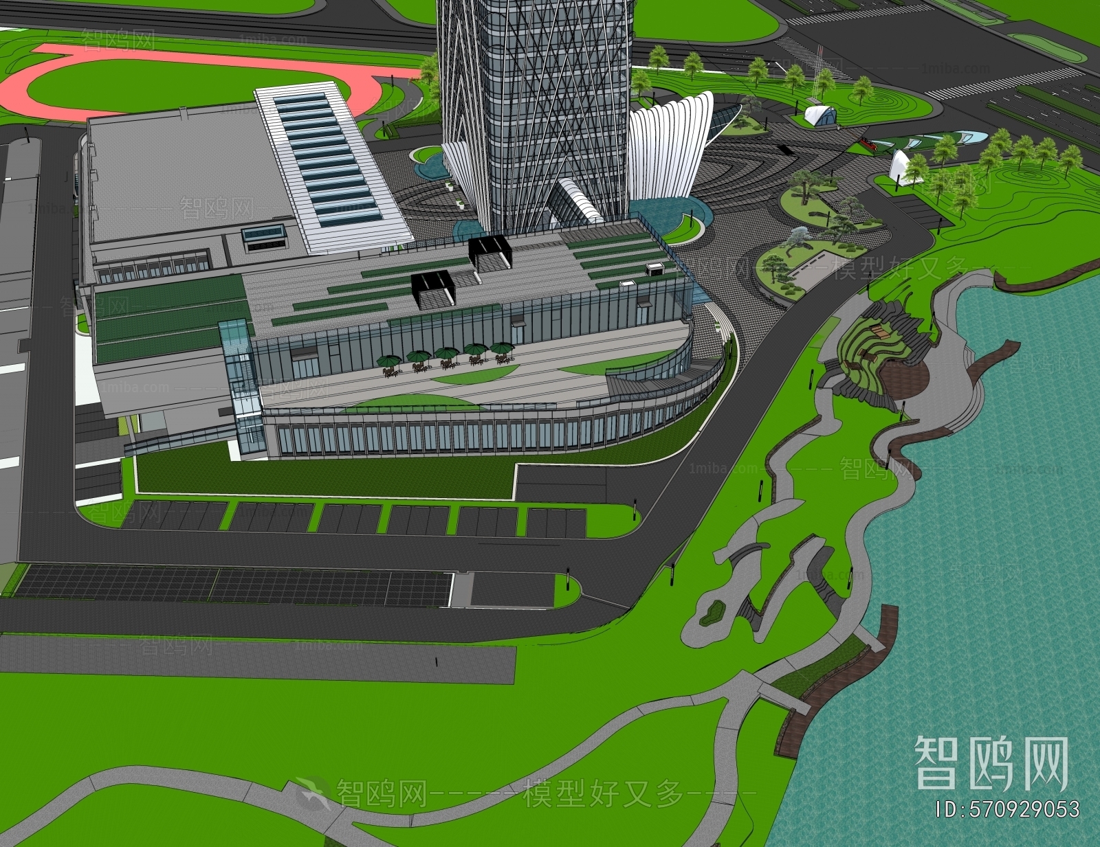 Modern Appearance Of Commercial Building