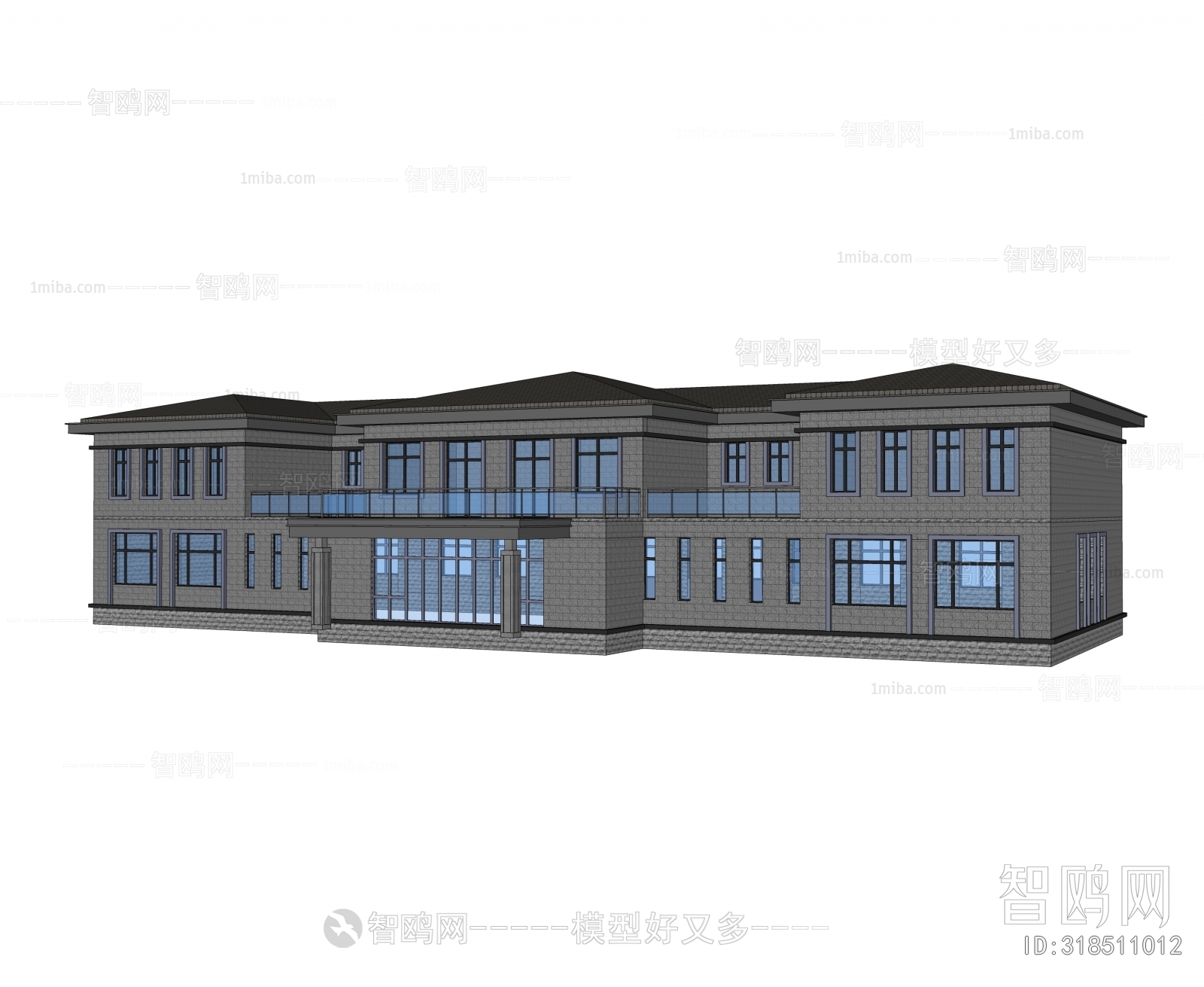 New Chinese Style Architecture Of Artistic Style