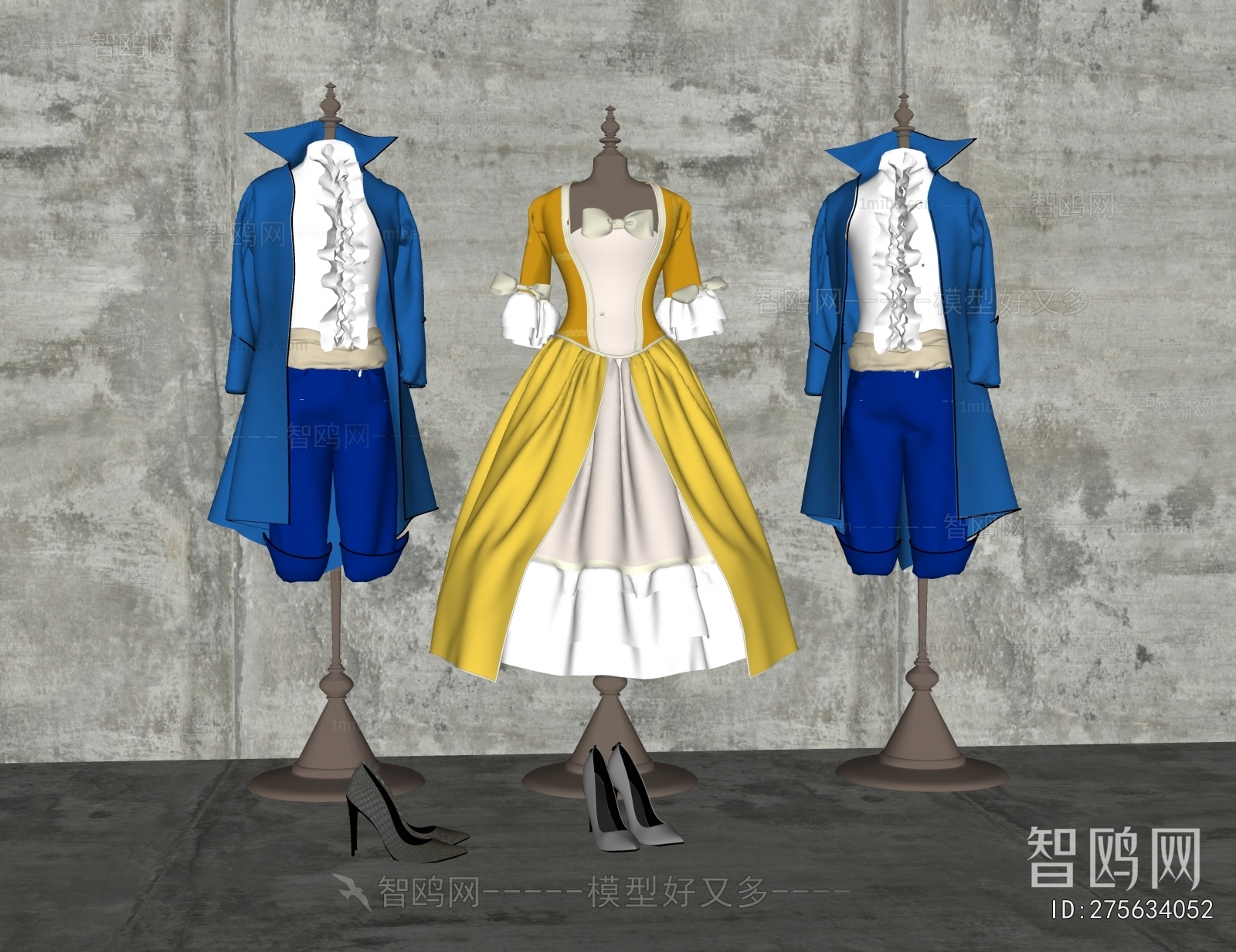 European Style Fashion Model