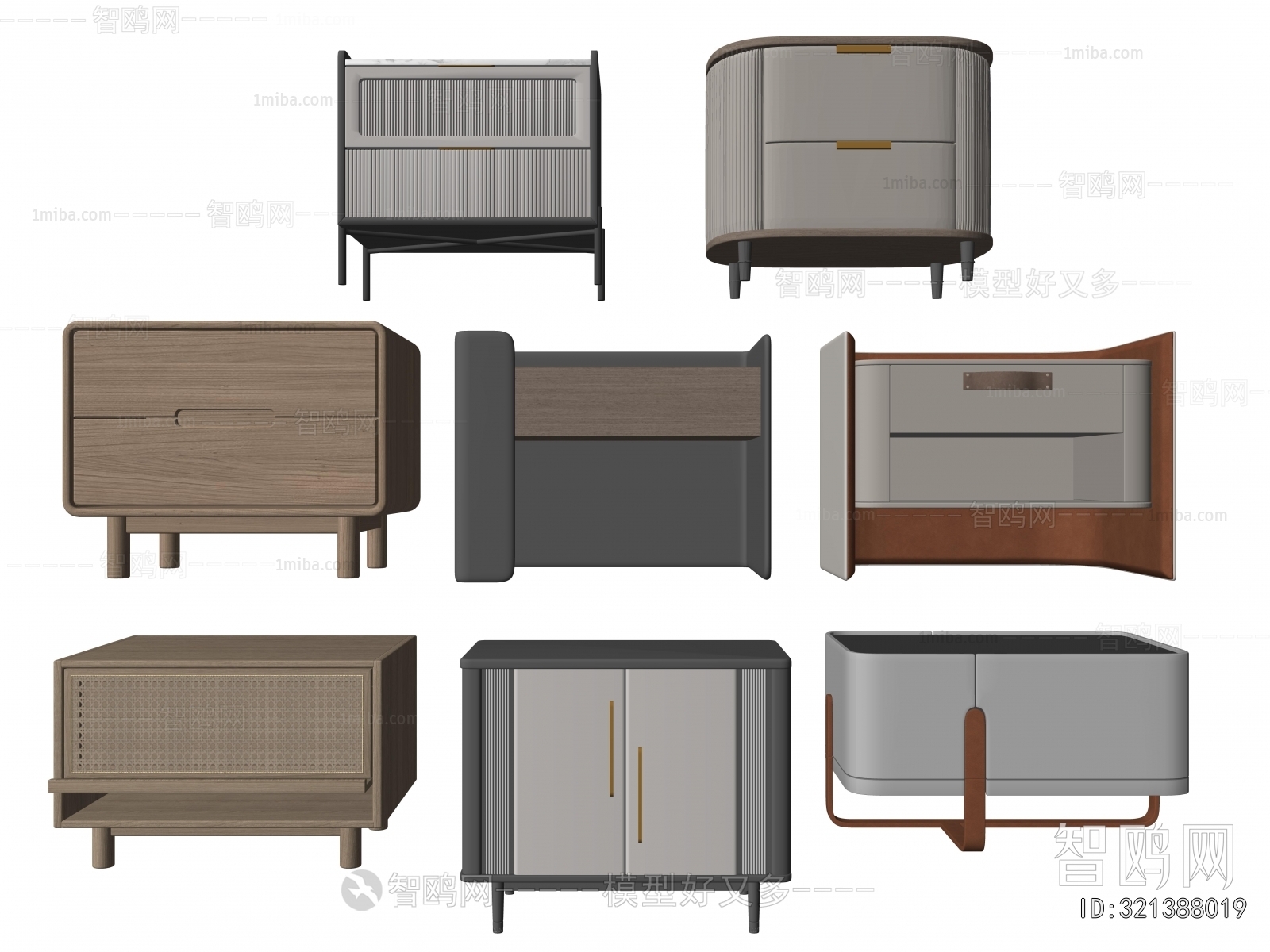 Modern Bedside Cupboard