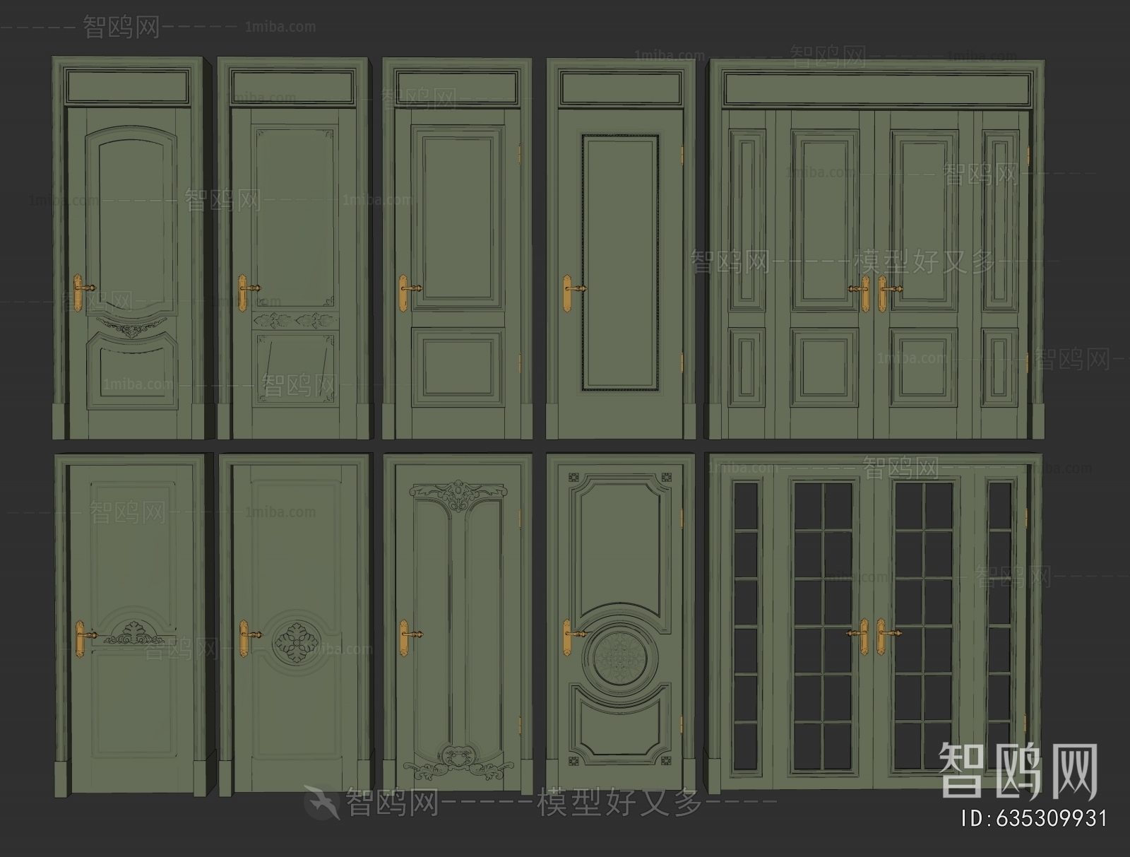 European Style Single Door