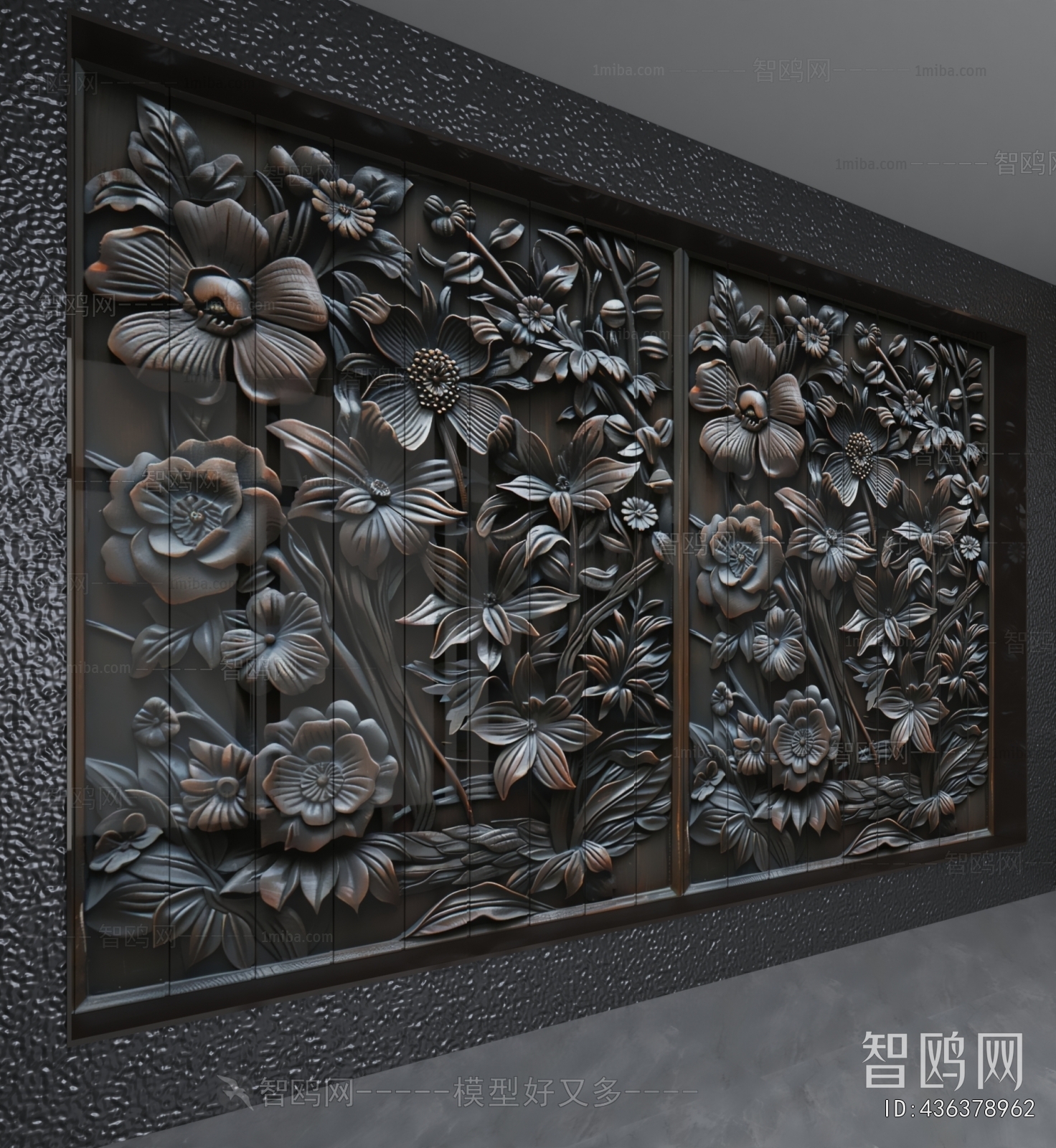 New Chinese Style TV Wall