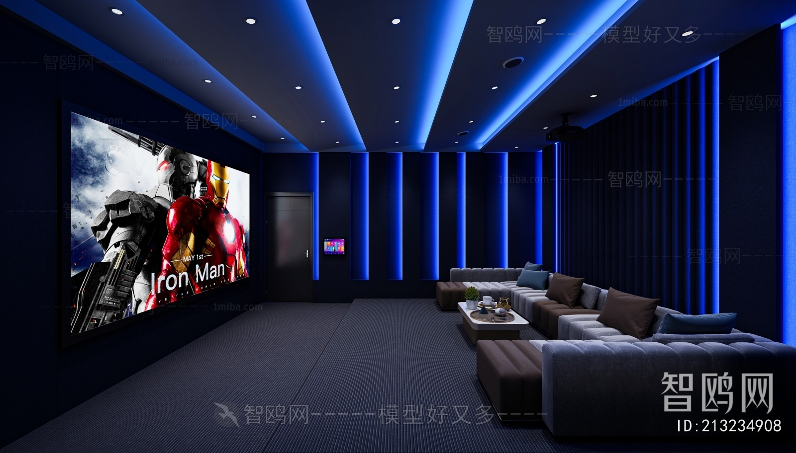 Modern Audiovisual Room