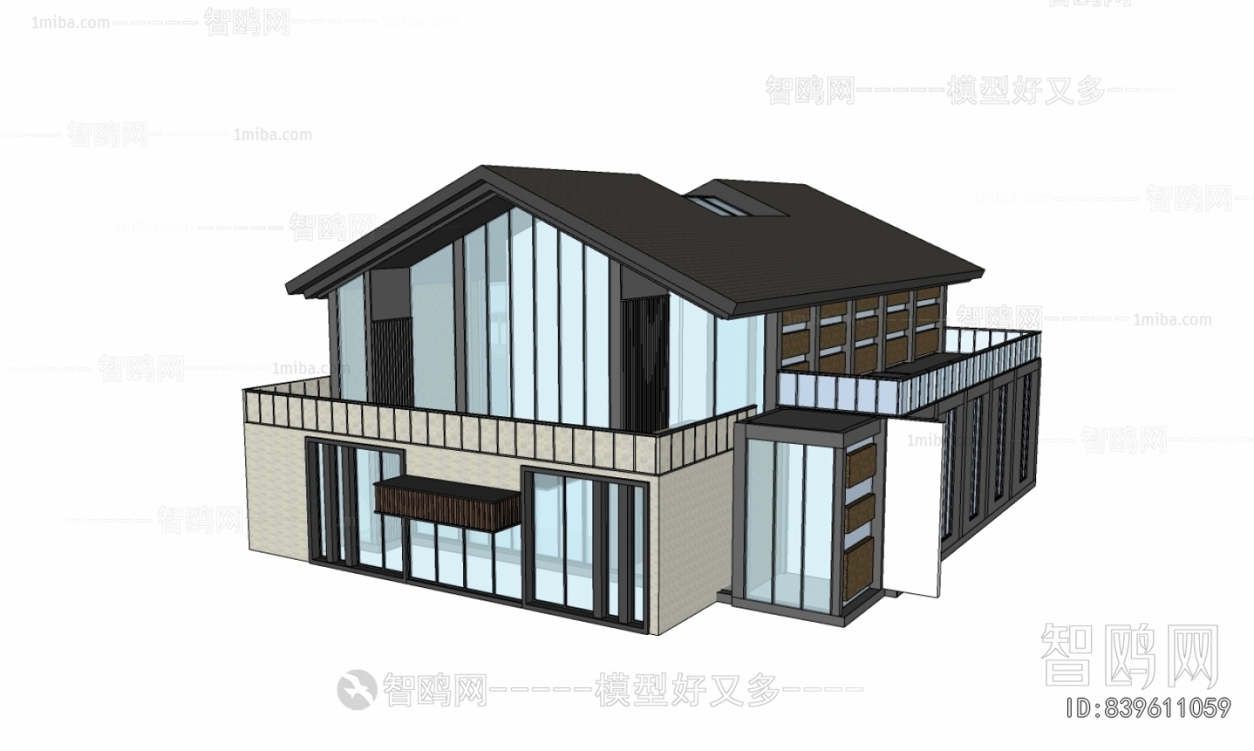 New Chinese Style Architecture Of Artistic Style