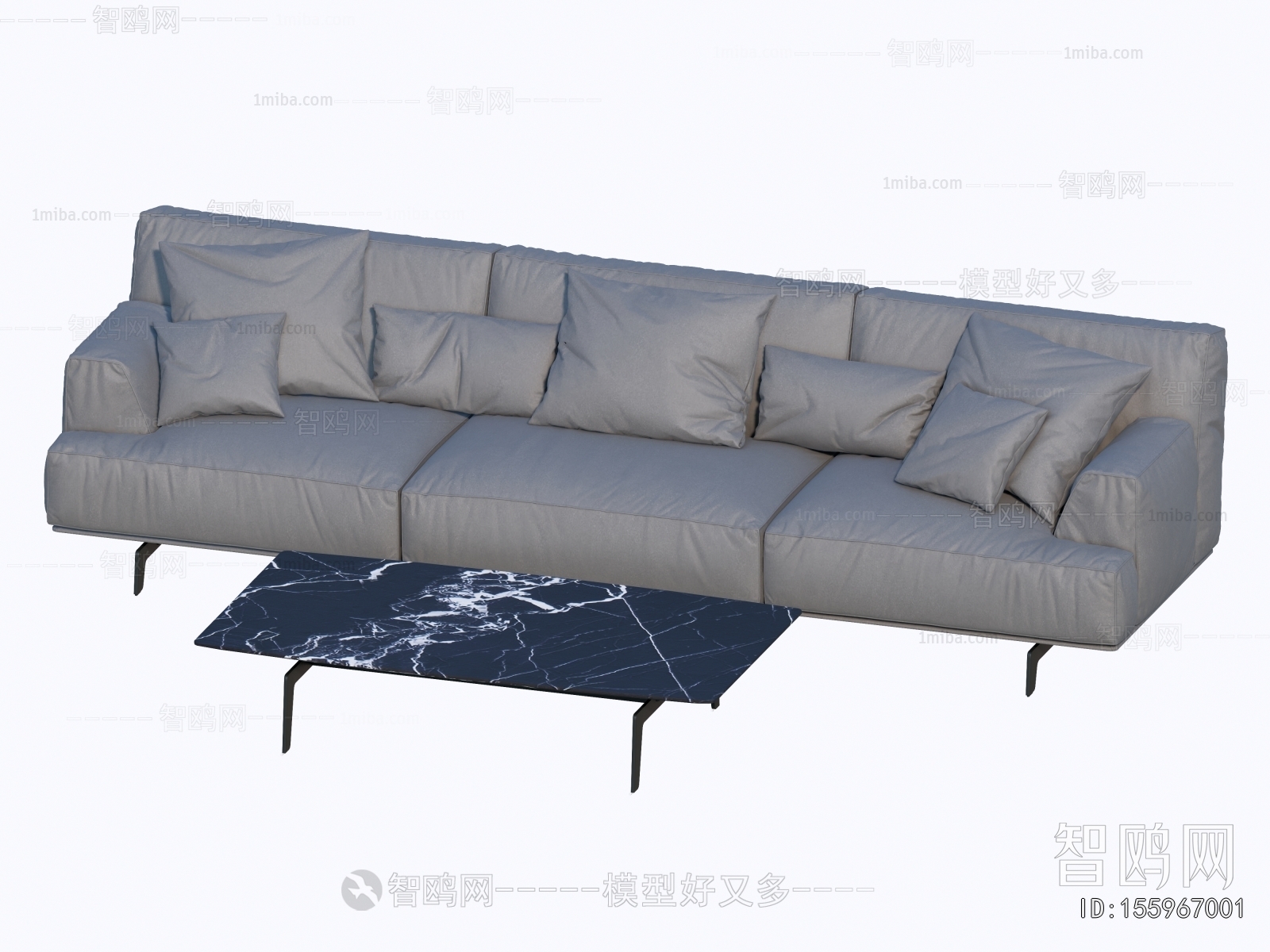 Modern Three-seat Sofa