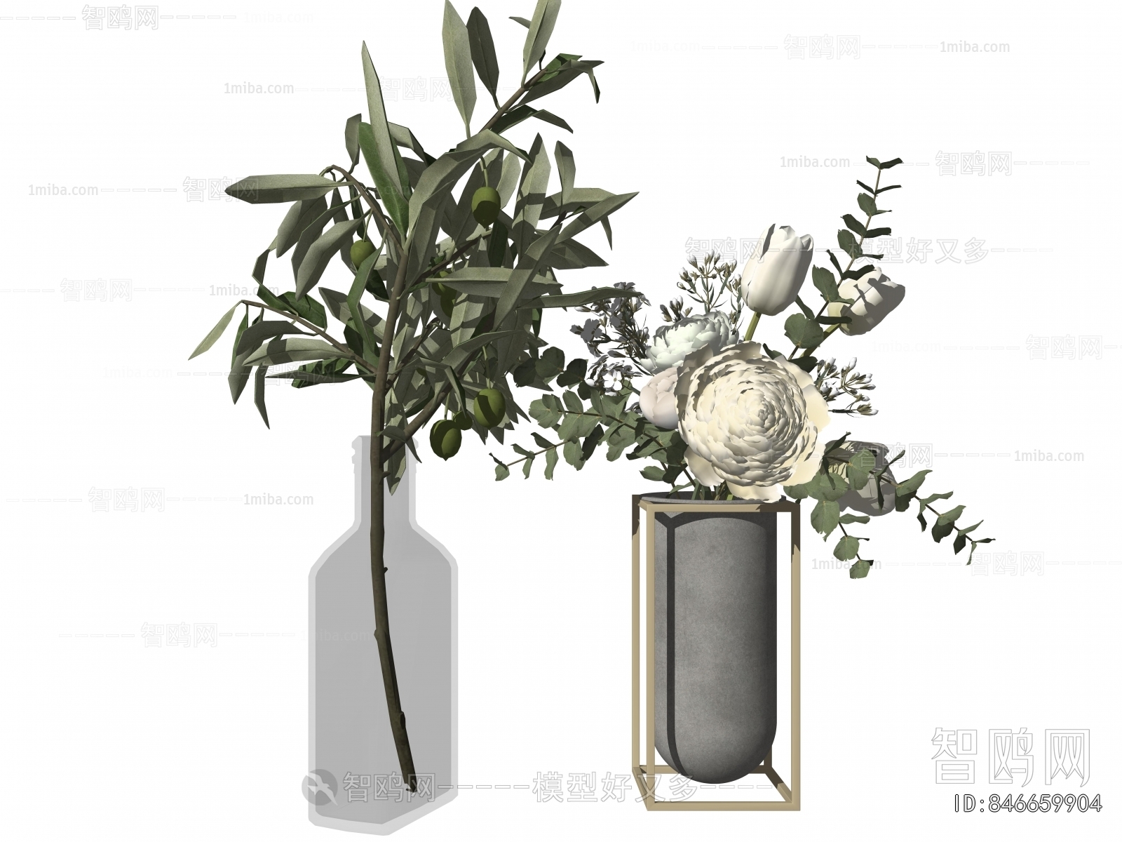 Modern Flower Arrangement