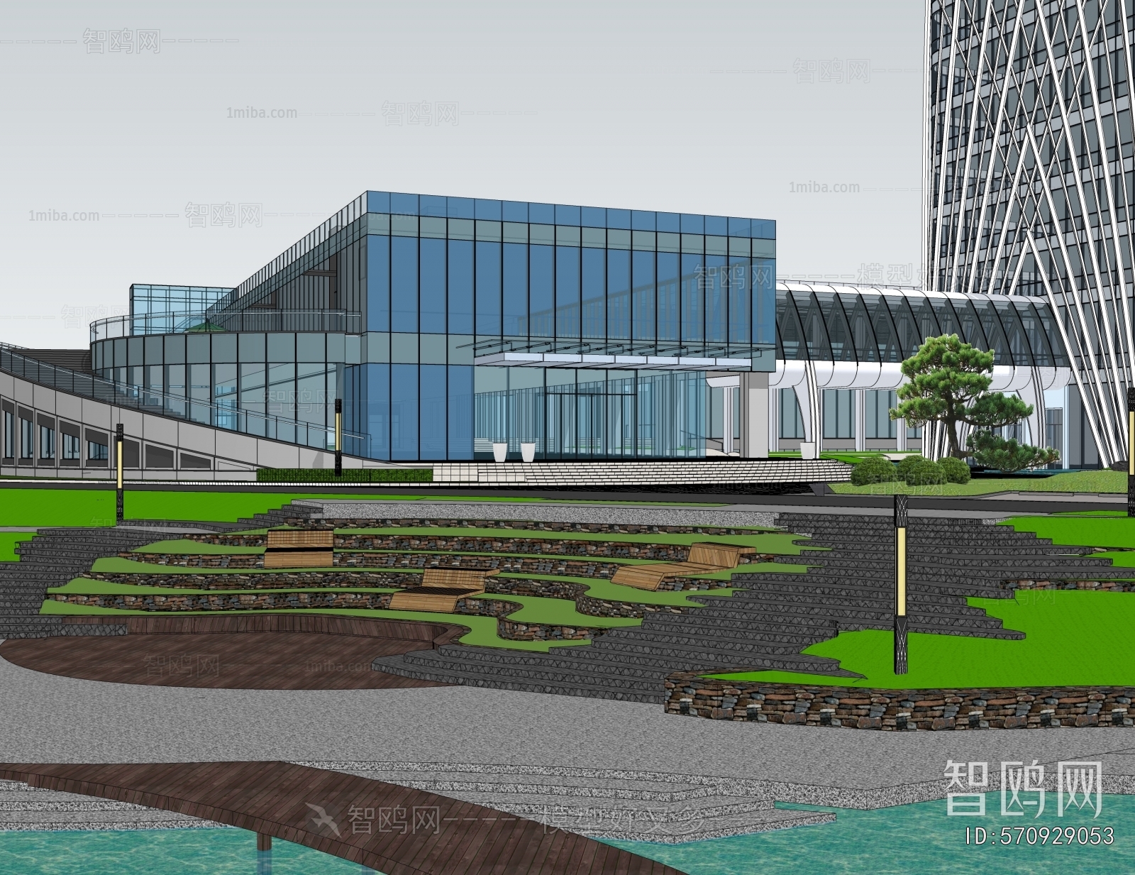 Modern Appearance Of Commercial Building