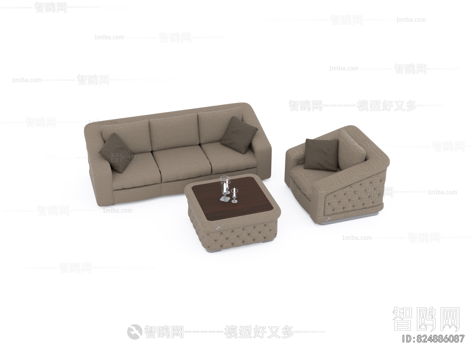 Simple European Style Sofa Combination
