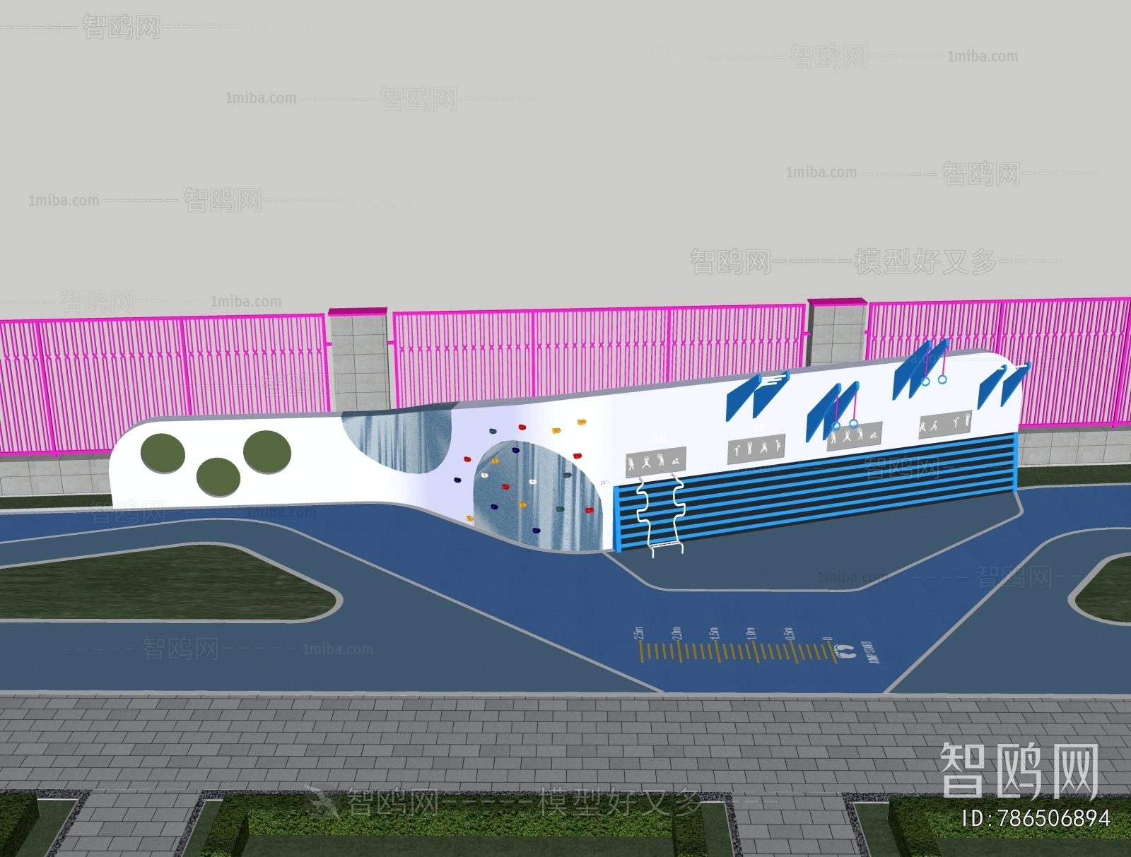 Modern Park Landscape