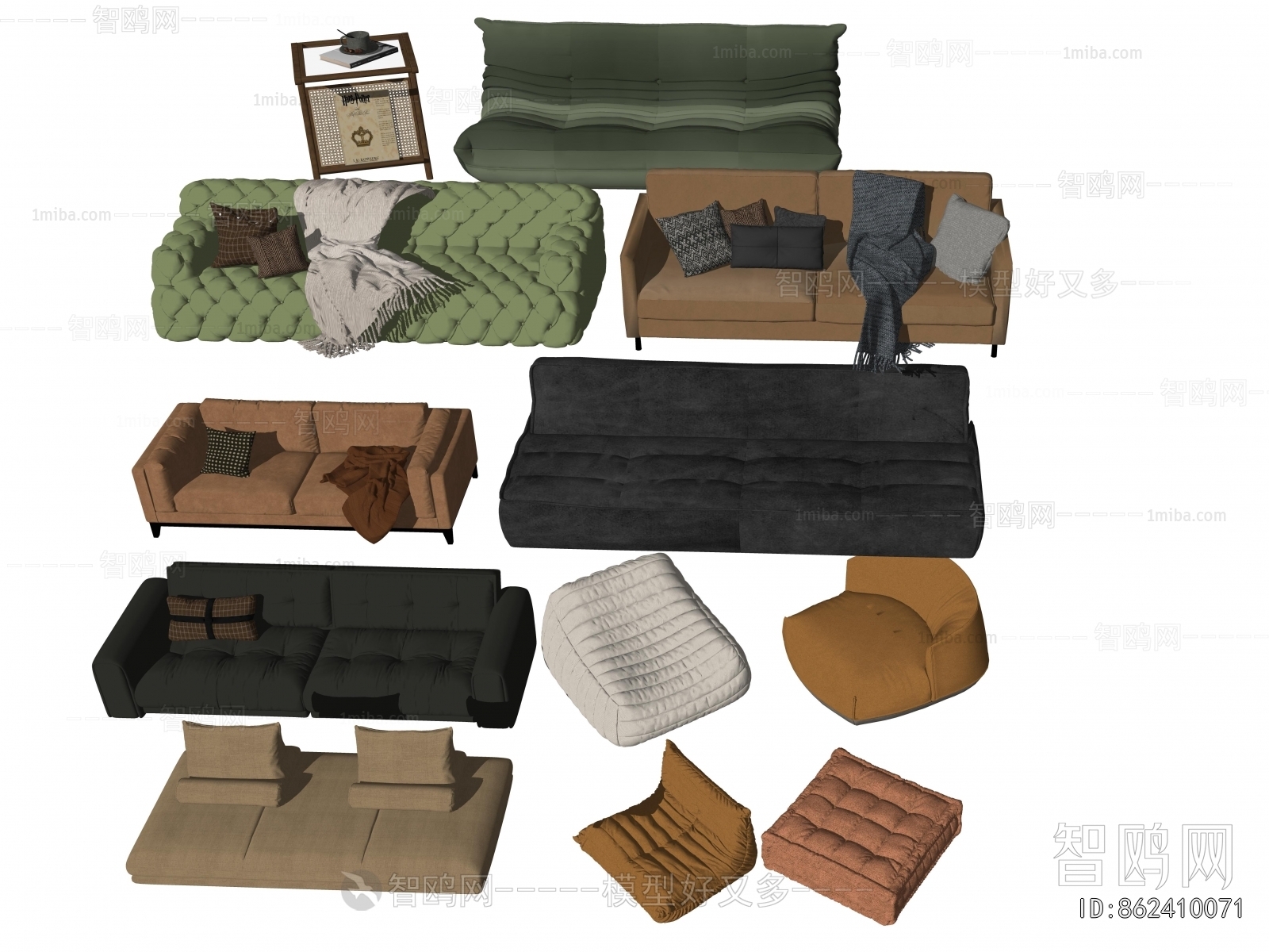 Modern Multi Person Sofa