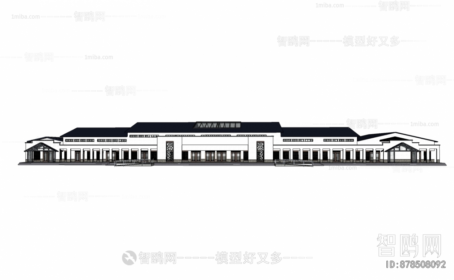 New Chinese Style Architecture Of Artistic Style