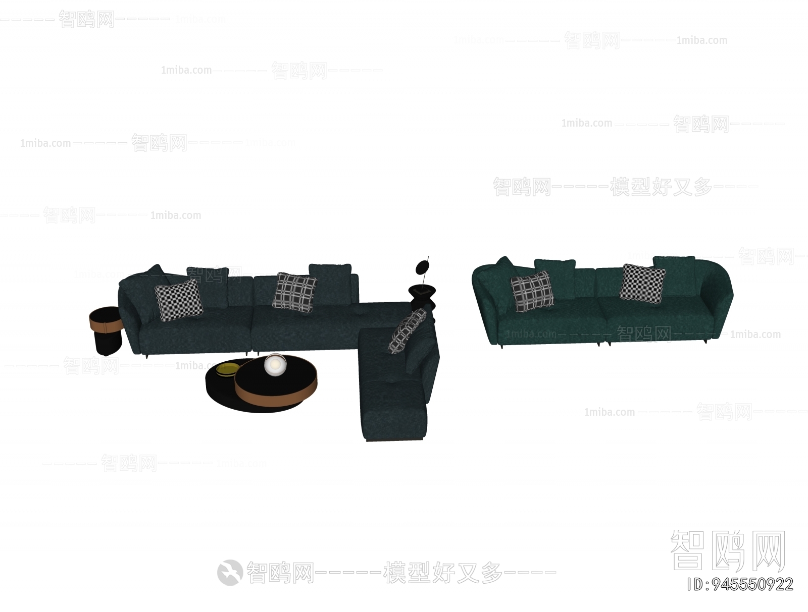 Modern Multi Person Sofa