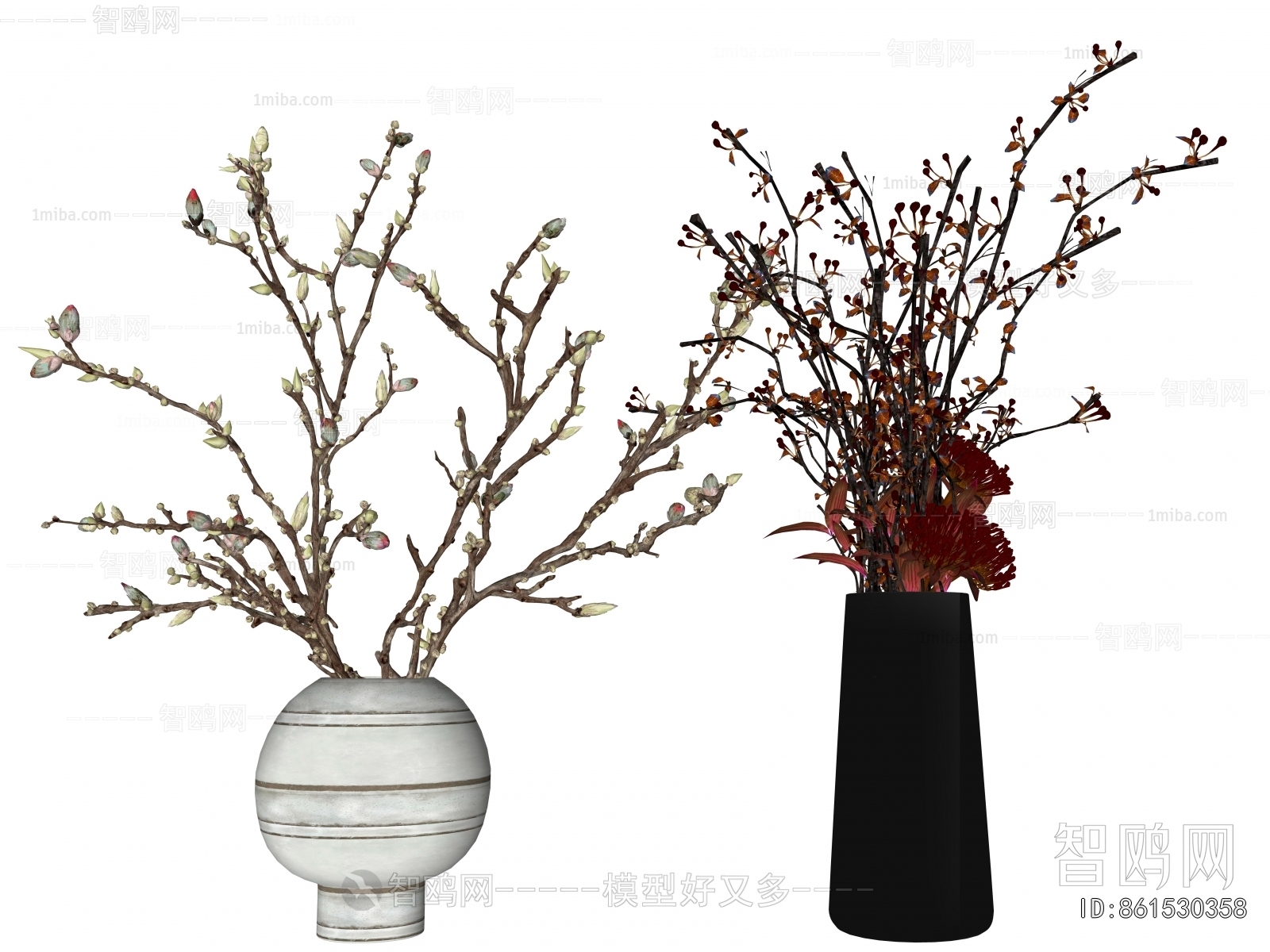 Wabi-sabi Style Dried Branch