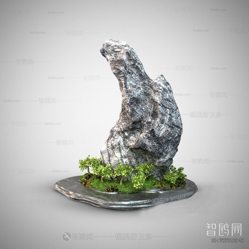 Modern Rockery Waterscape