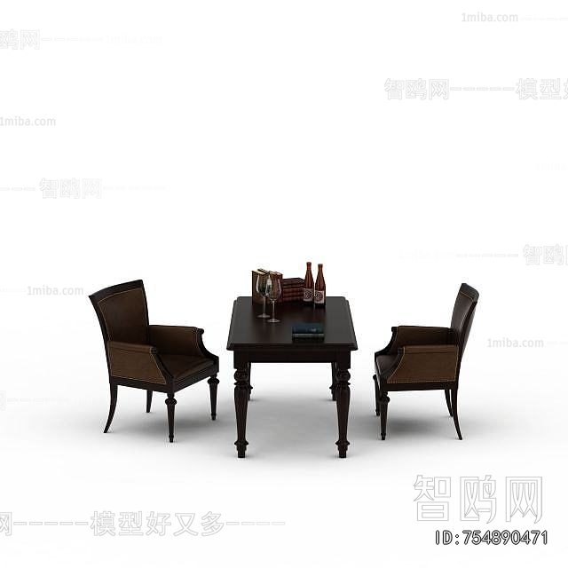 European Style Dining Table And Chairs
