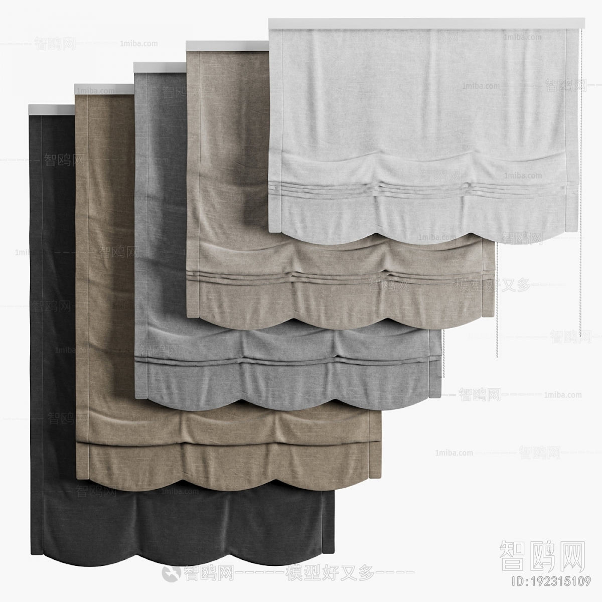 Modern Roman Curtain