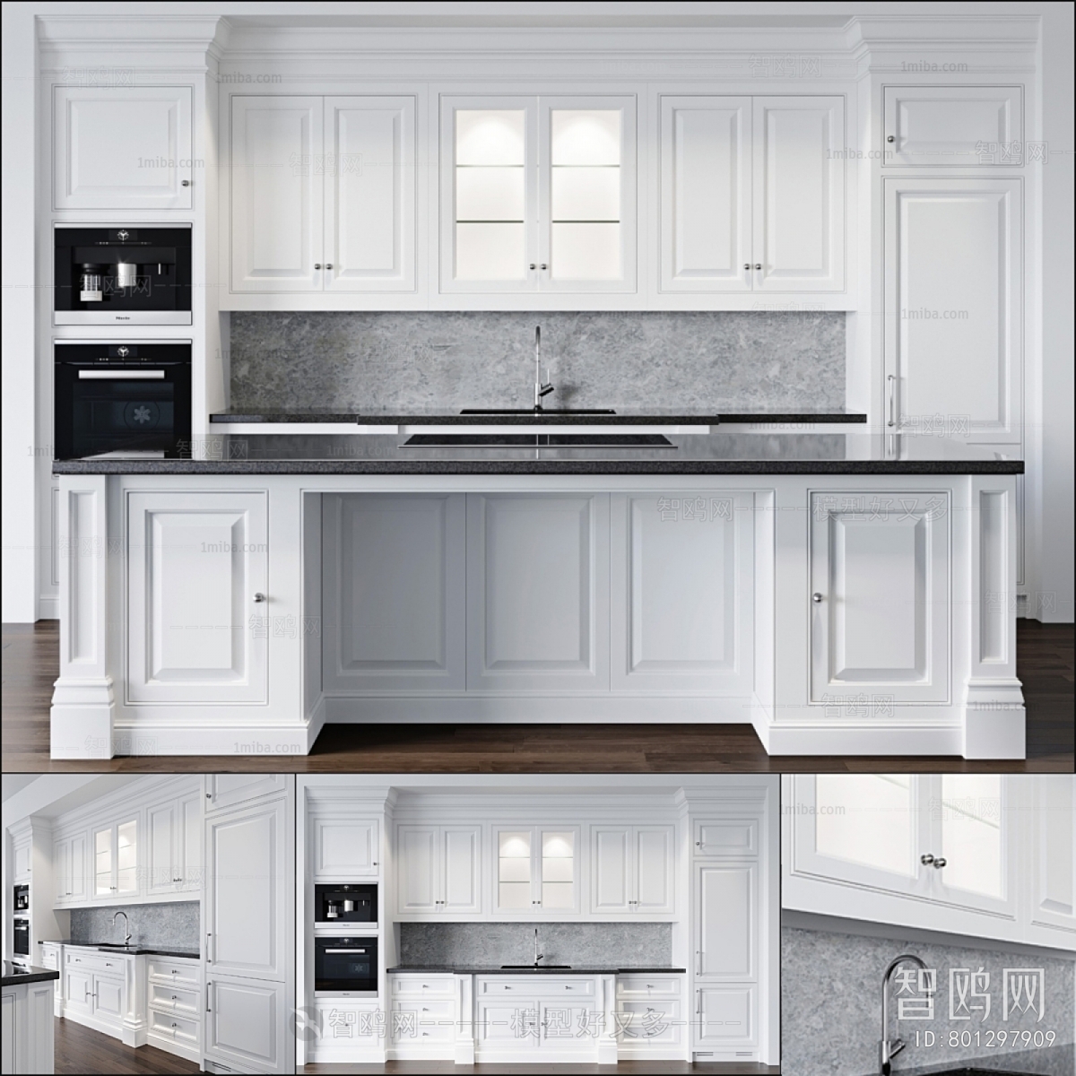 European Style Kitchen Cabinet