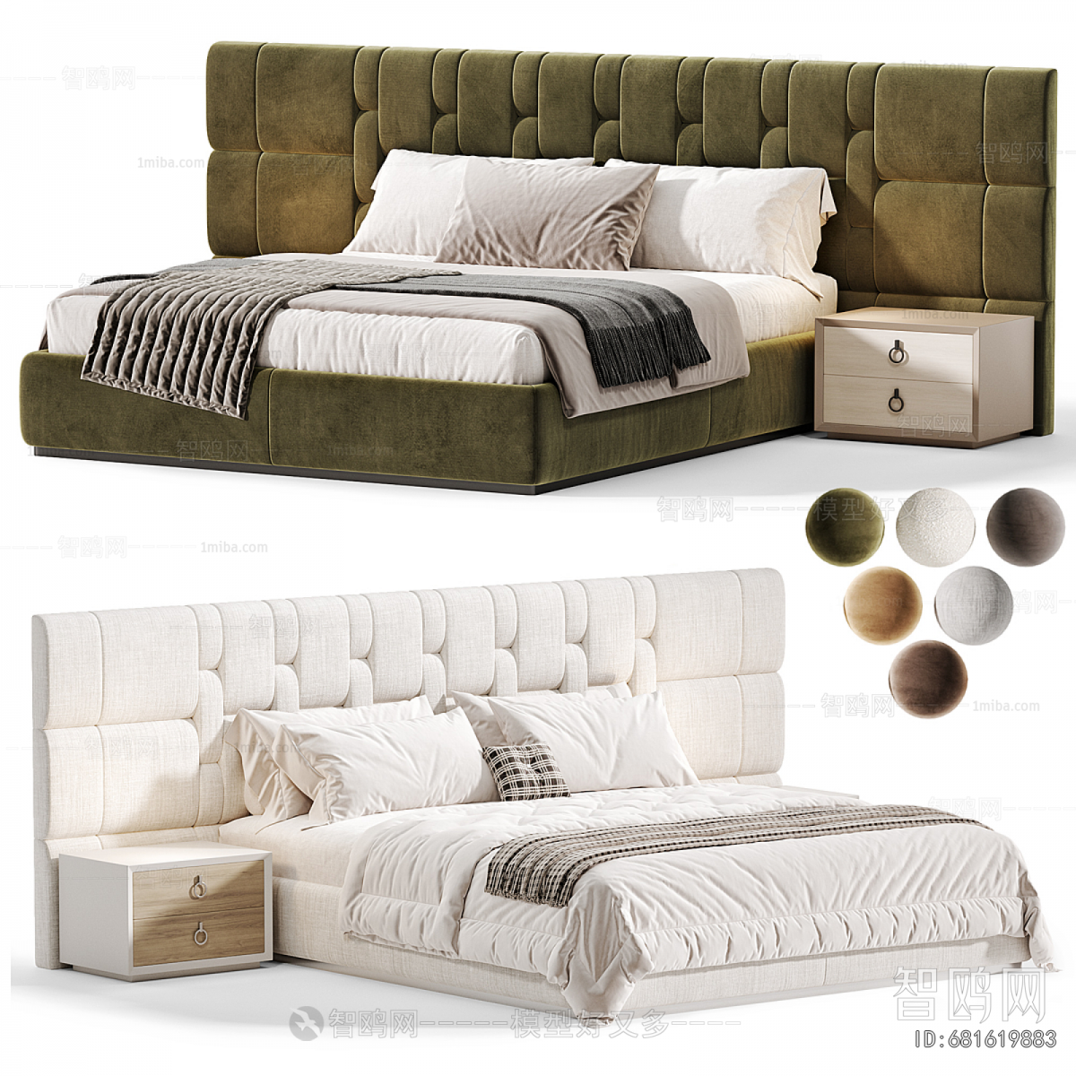 Modern Double Bed