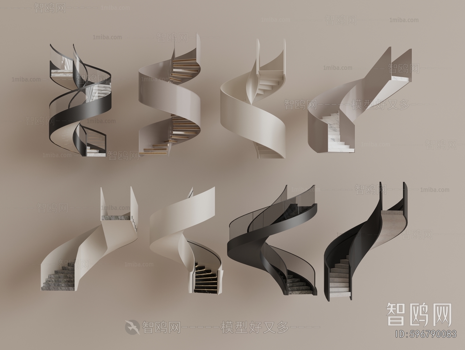 Modern Rotating Staircase